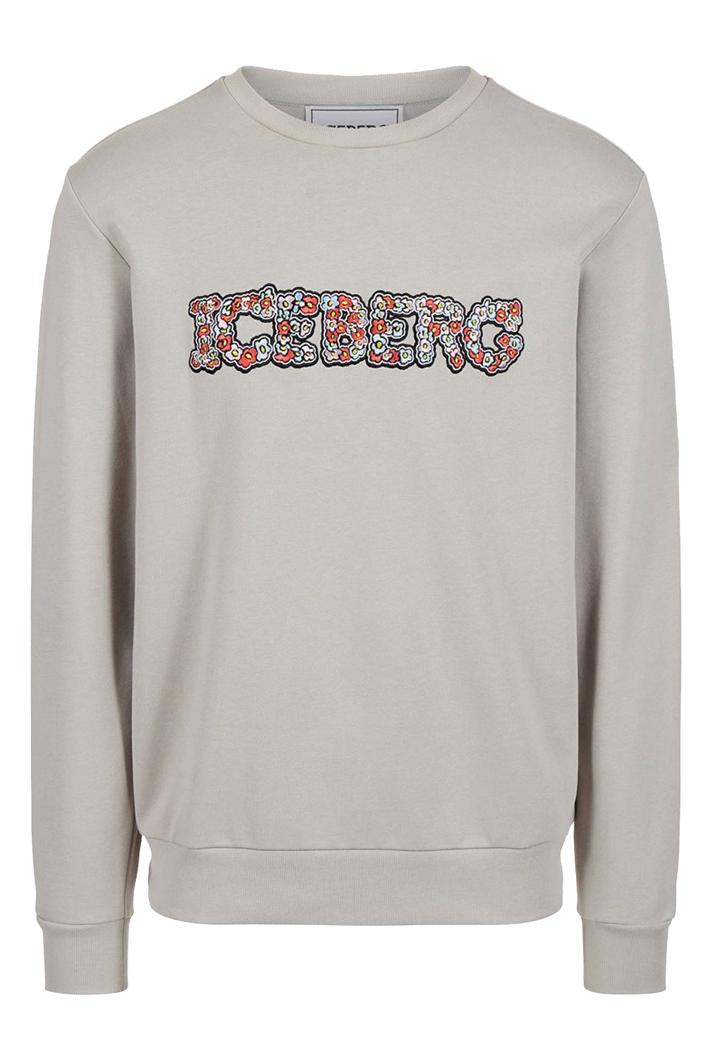 ICEBERG Felpa con logo floreale ICEBERG
