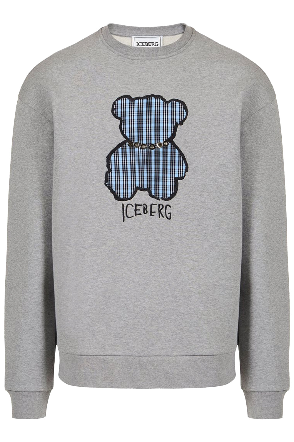 ICEBERG Felpa regular fit con applicazione bear