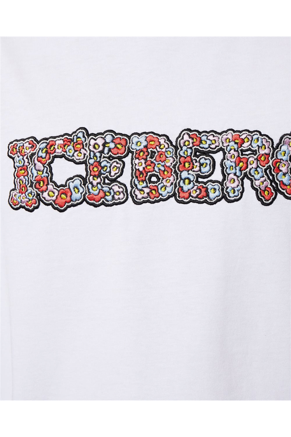 ICEBERG T-shirt con logo floreale