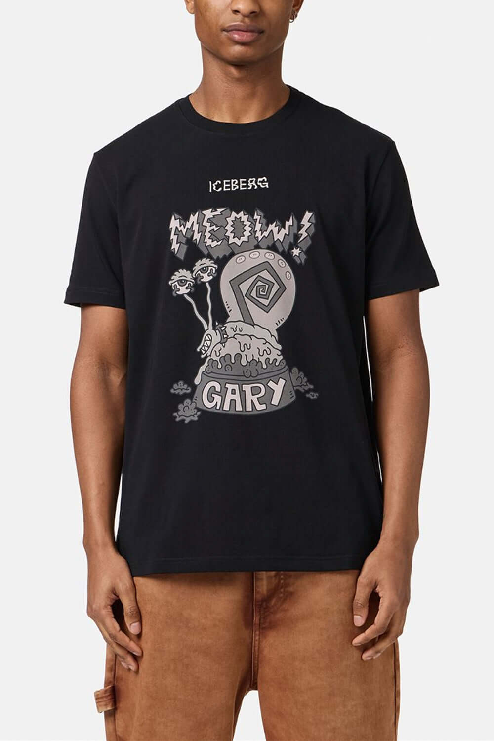 ICEBERG T-shirt regular fit in jersey stretch sostenibile Uncategorized ICEBERG
