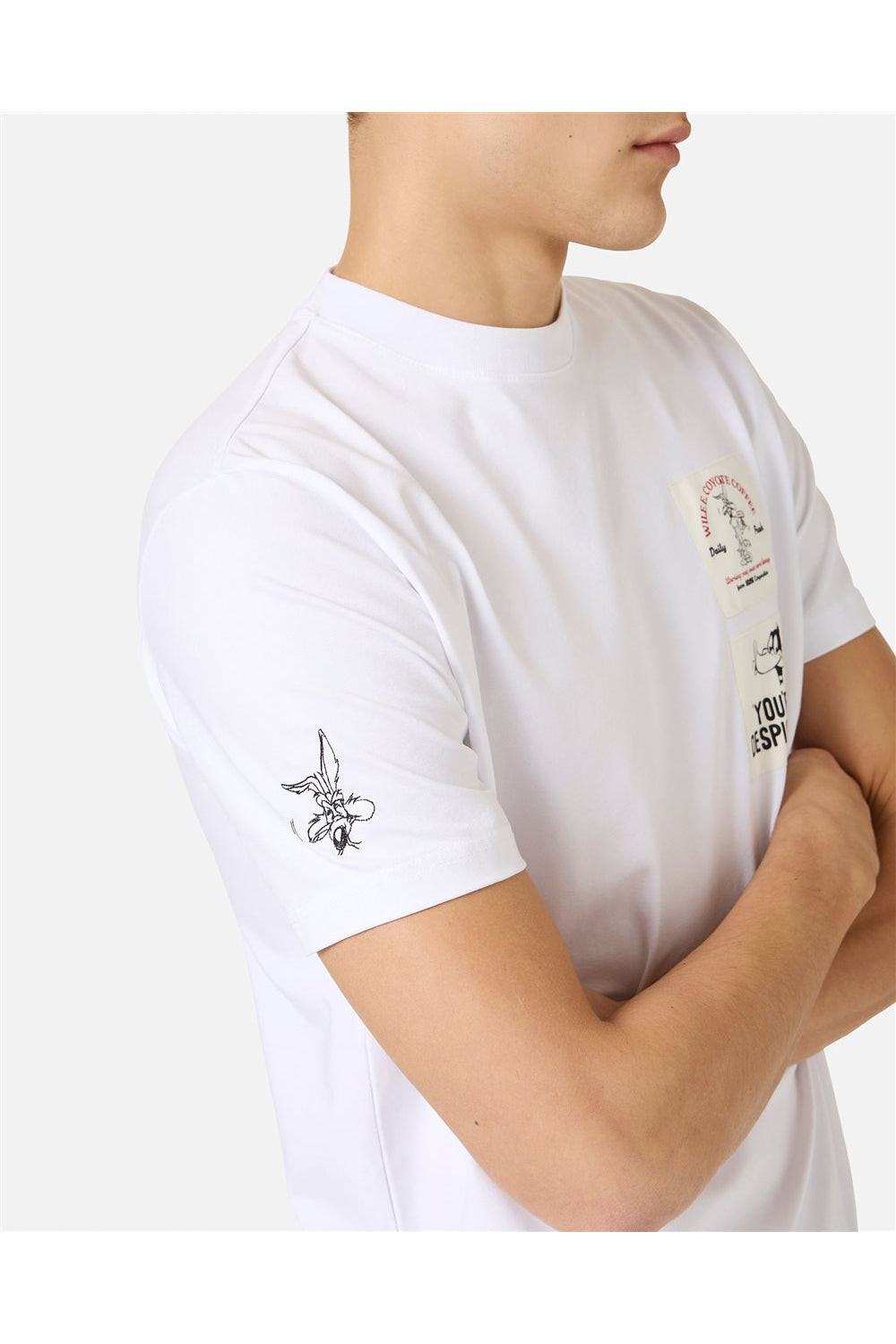 ICEBERG Tshirt in jersey di cotone con stampa Looney Tunes
