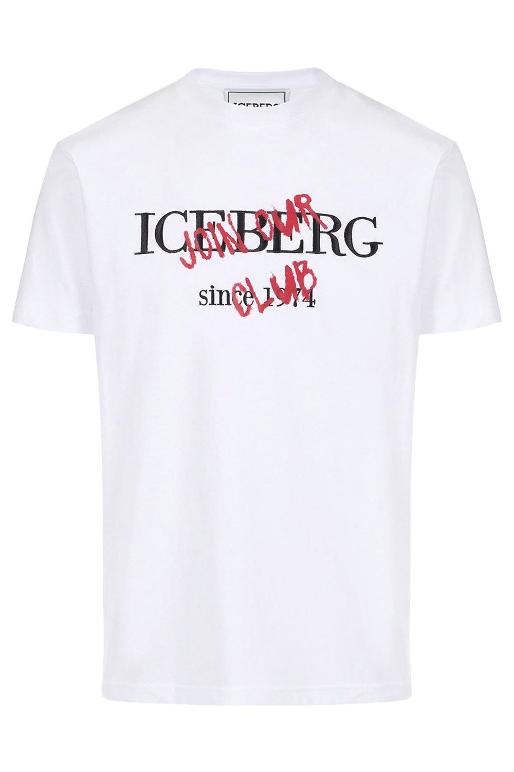 ICEBERG Tshirt in jersey di cotone con stampa logo