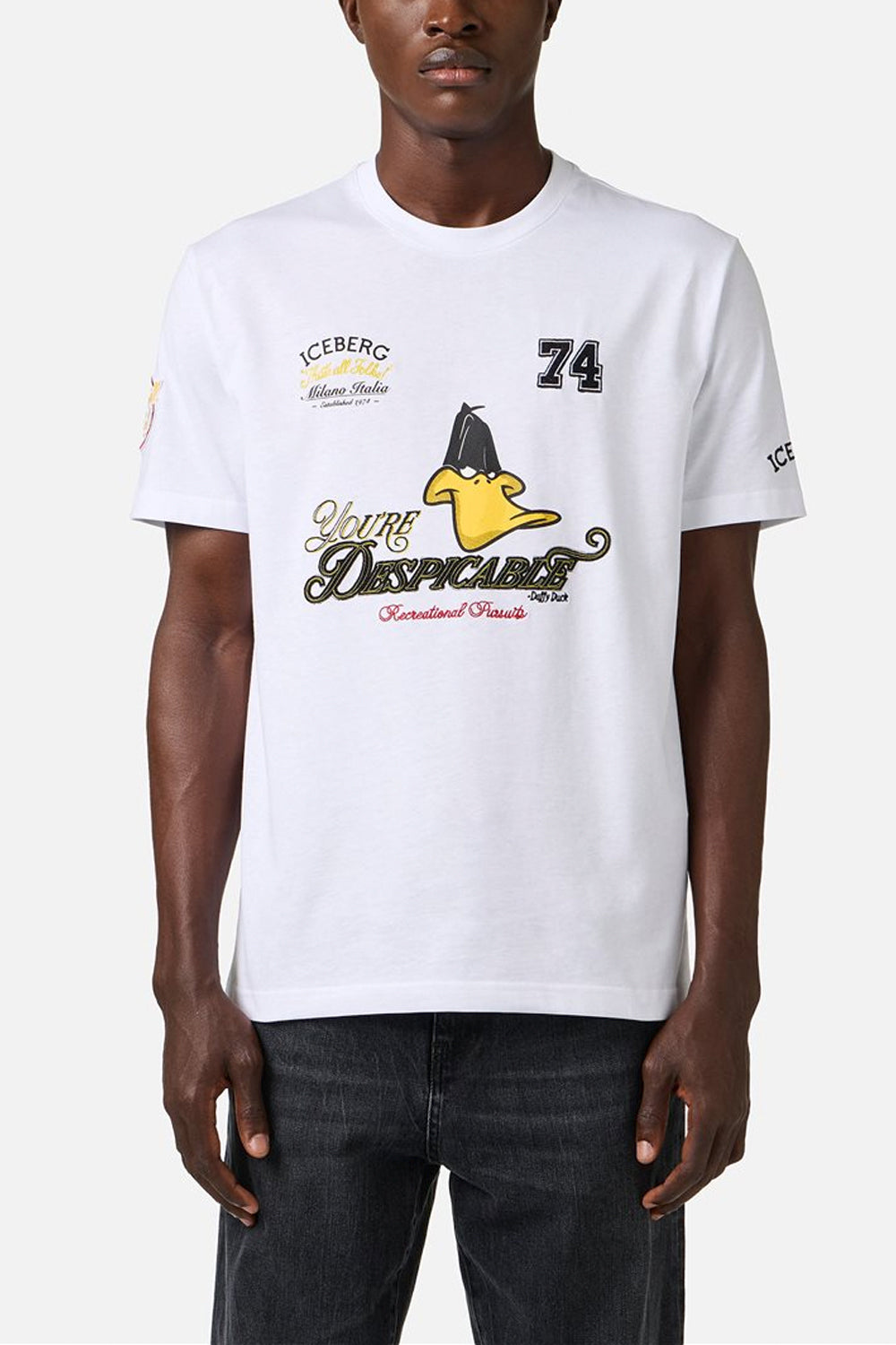 ICEBERG Tshirt in jersey regular fit con stampa Looney Tunes