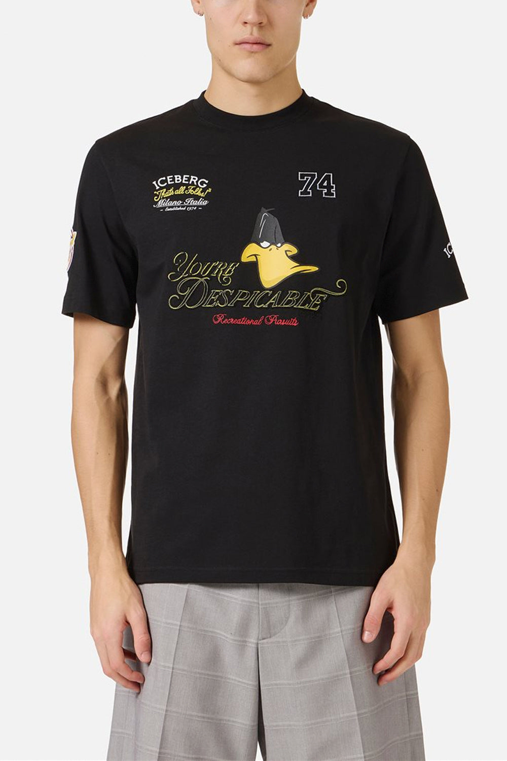 ICEBERG Tshirt in jersey regular fit con stampa Looney Tunes