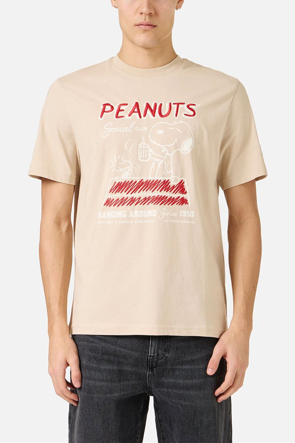 ICEBERG Tshirt in jersey regular fit con stampa Peanuts