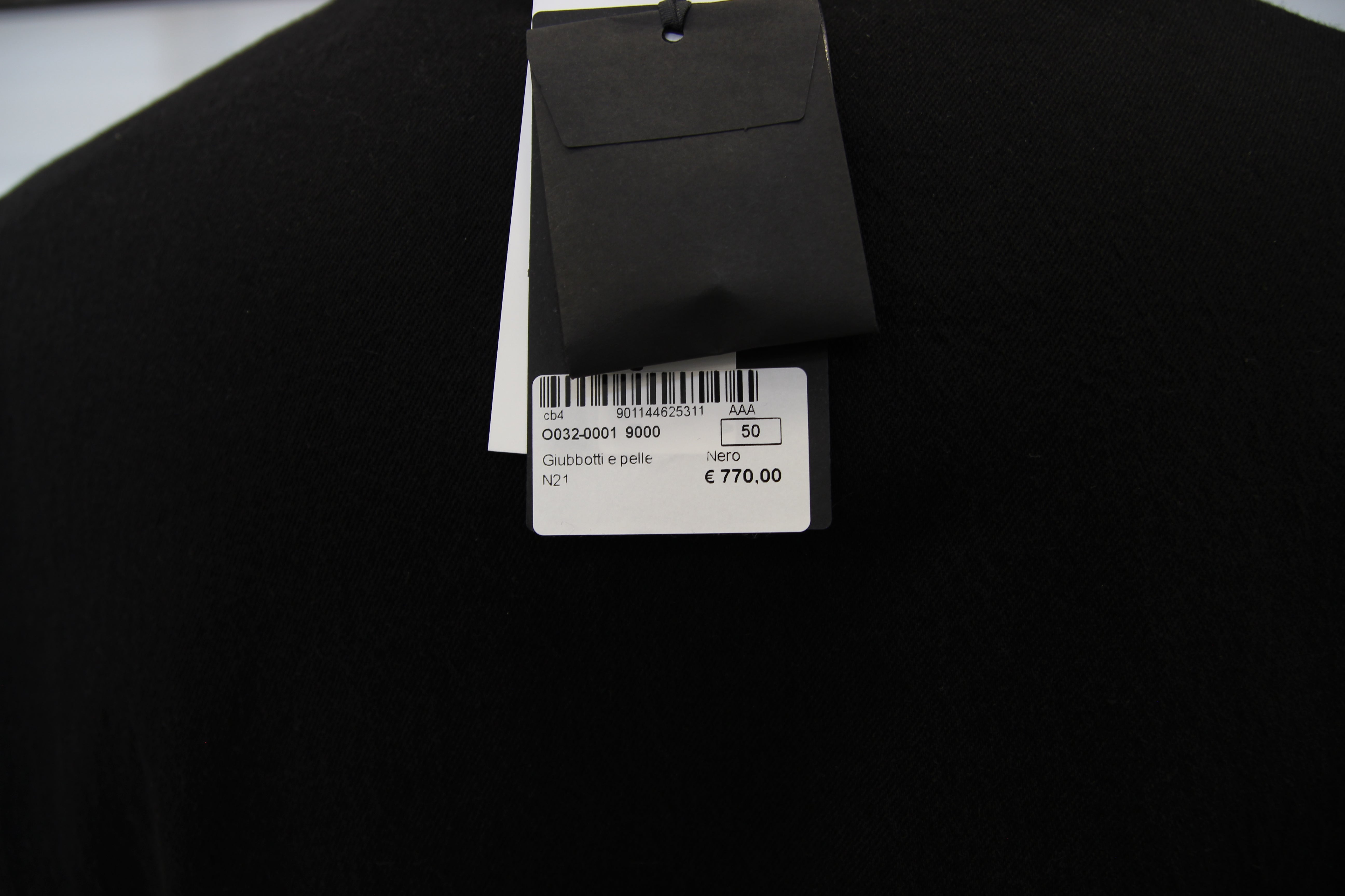 N21 Giubbotto college con maniche in pelle N21