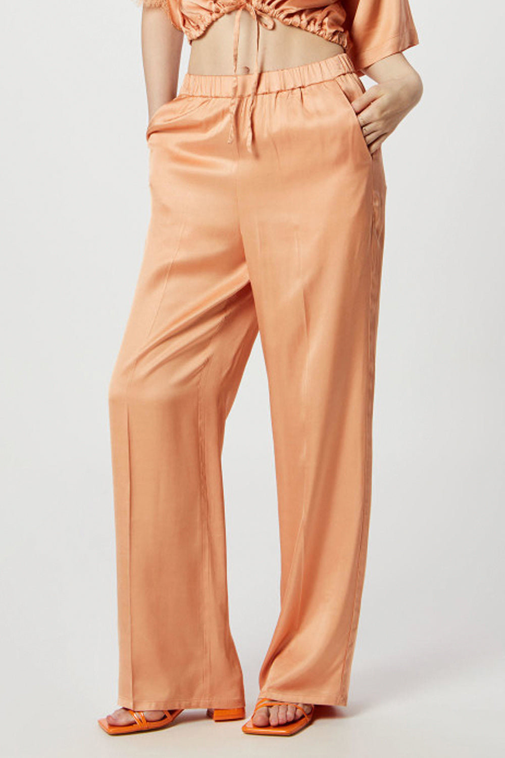 ISABELLE BLANCHE Pantalone con elastico in vita Uncategorized ISABELLE BLANCHE