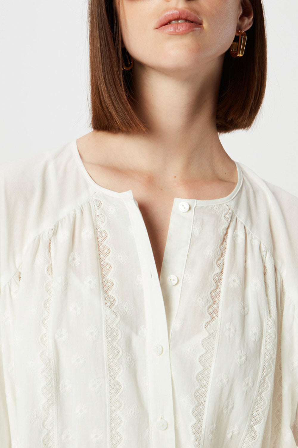 ISABELLE BLANCHE Abito in mussola e sangallo Uncategorized ISABELLE BLANCHE
