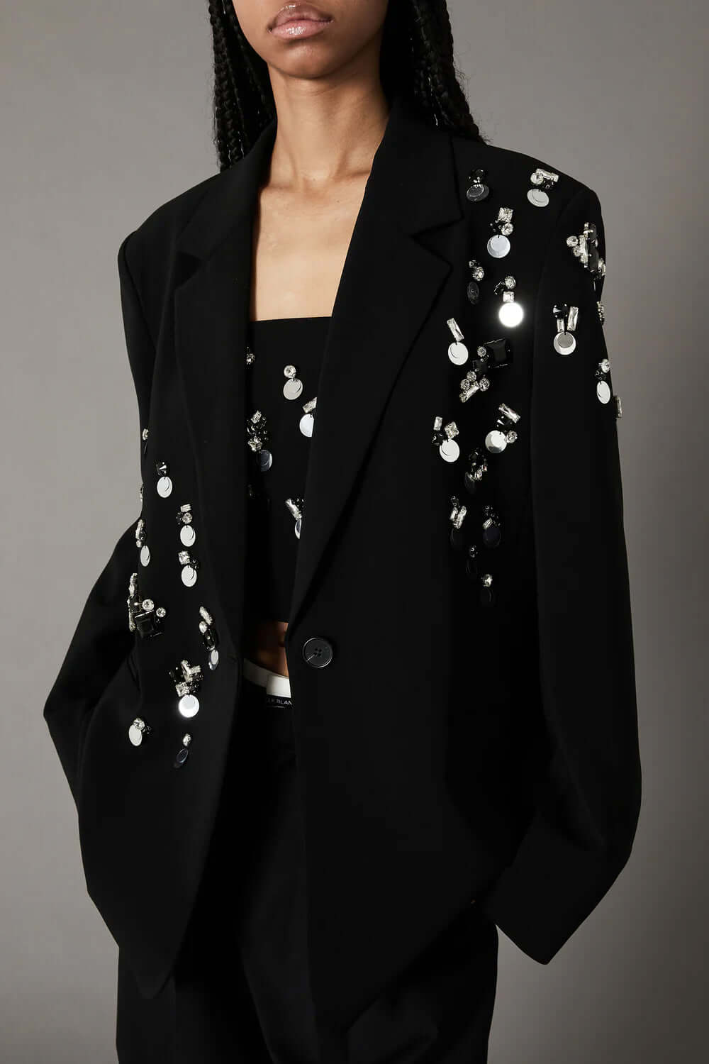 ISABELLE BLANCHE Blazer monopetto Uncategorized ISABELLE BLANCHE