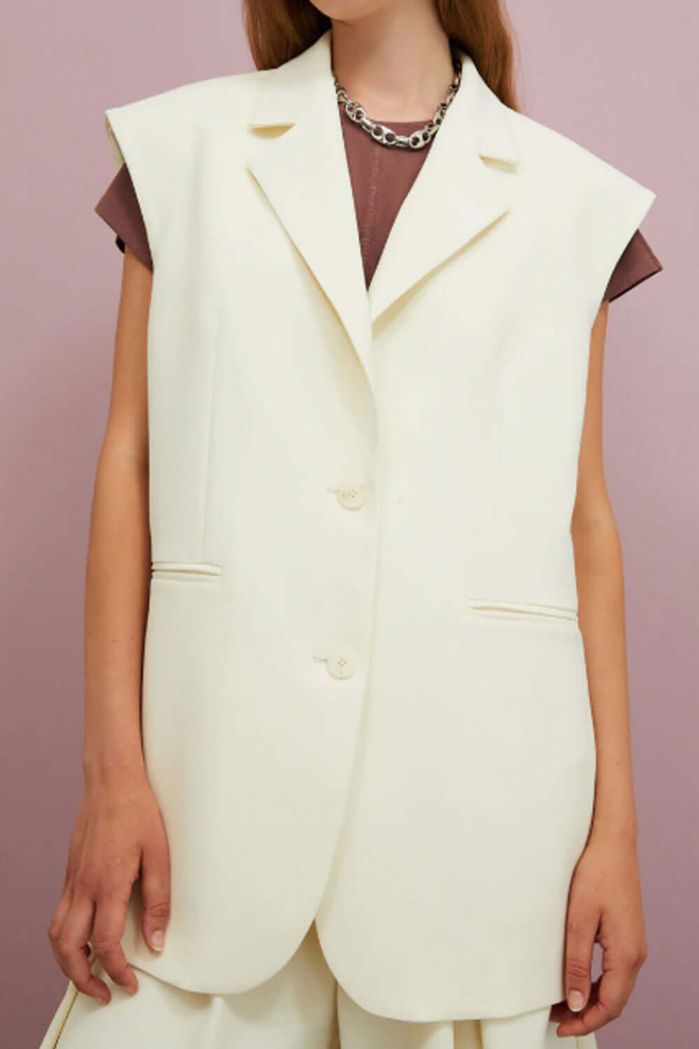 ISABELLE BLANCHE Gilet in cady Uncategorized ISABELLE BLANCHE