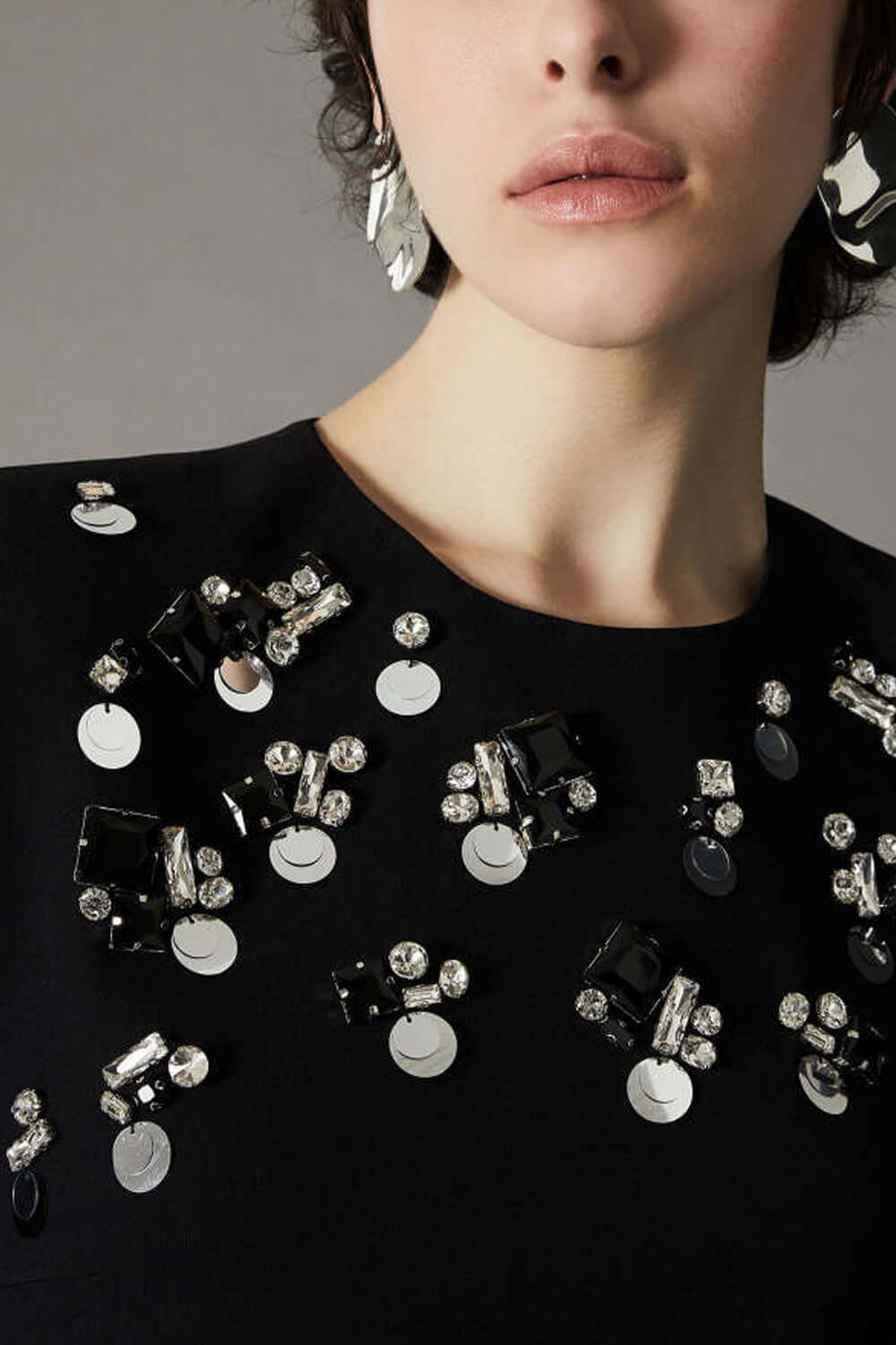 ISABELLE BLANCHE Abito con pietre e pailettes Uncategorized ISABELLE BLANCHE