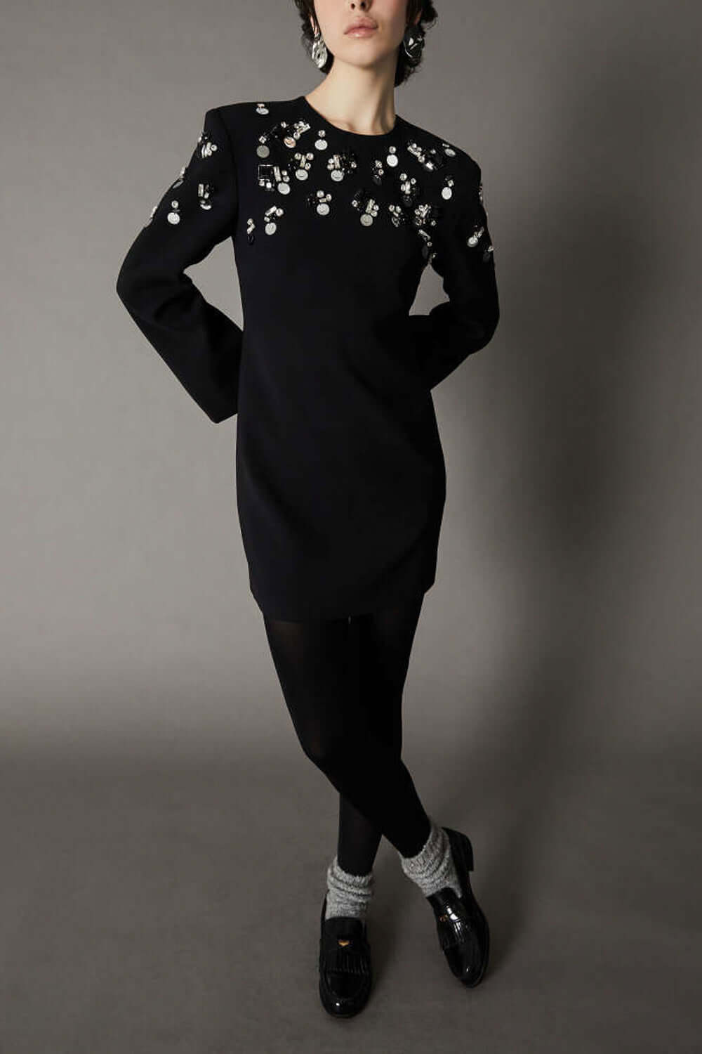 ISABELLE BLANCHE Abito con pietre e pailettes Uncategorized ISABELLE BLANCHE