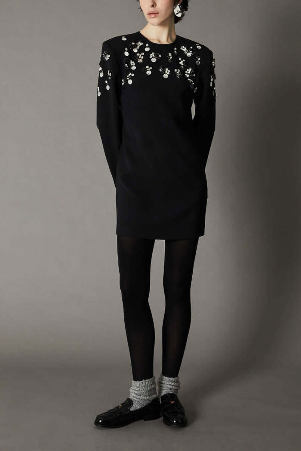 ISABELLE BLANCHE Abito con pietre e pailettes Uncategorized ISABELLE BLANCHE