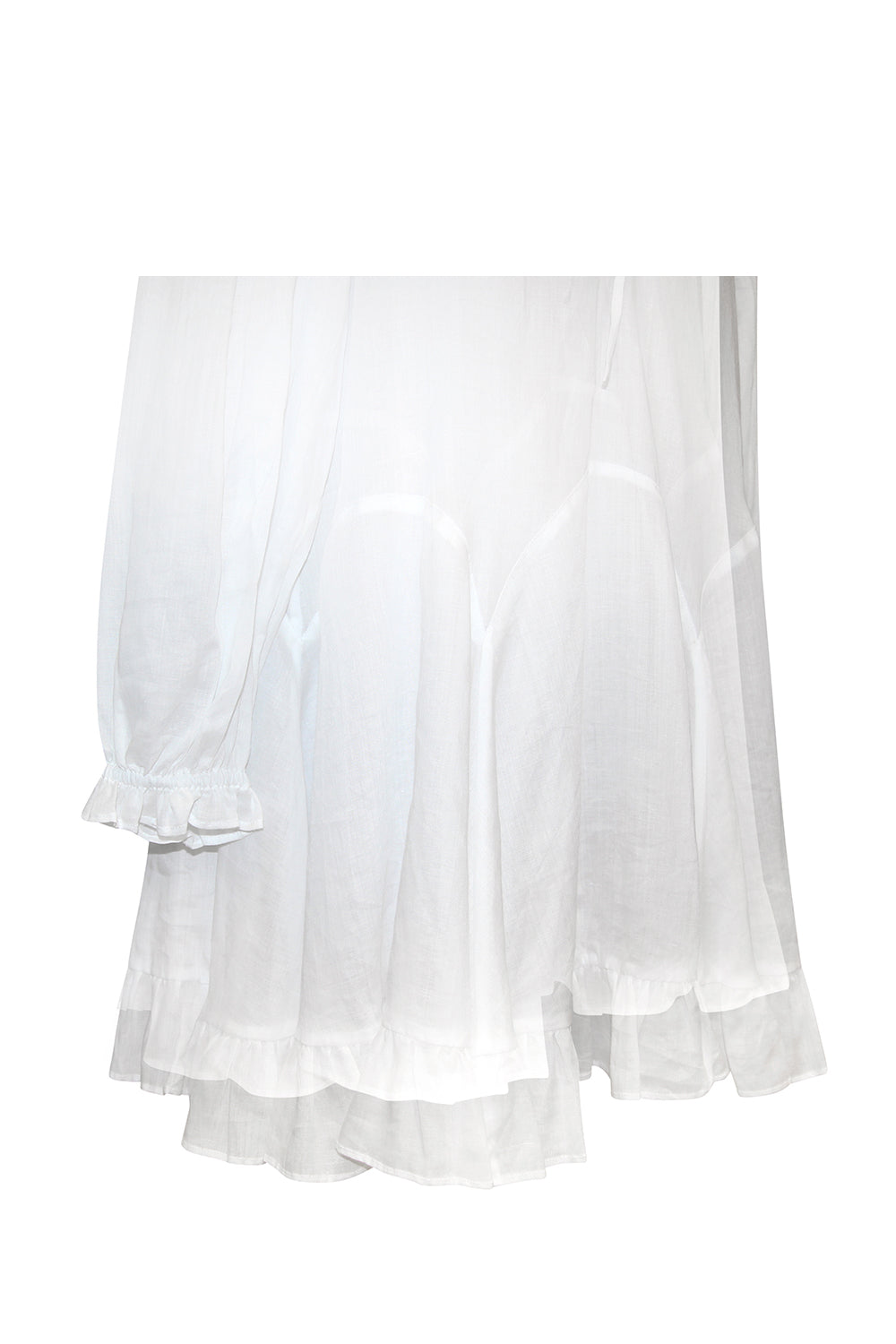 ISABELLE BLANCHE Abito in lino cut-out ISABELLE BLANCHE