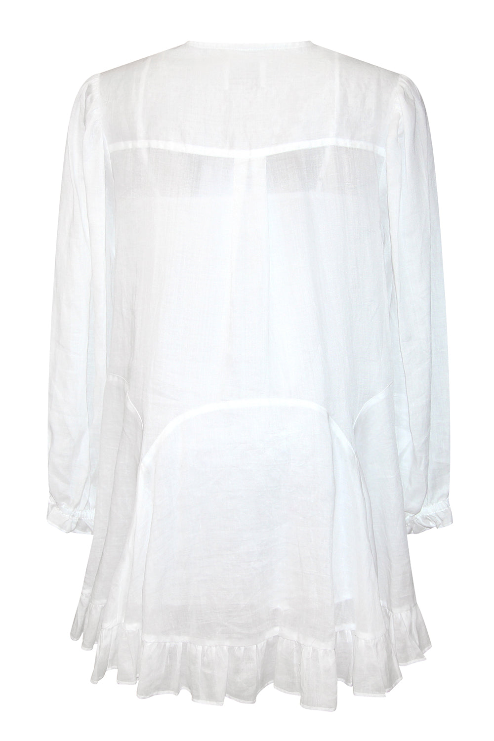 ISABELLE BLANCHE Abito in lino cut-out ISABELLE BLANCHE