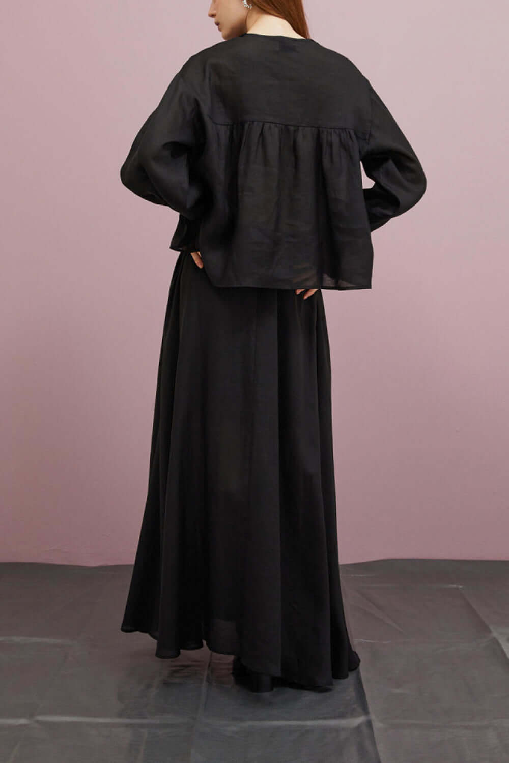 ISABELLE BLANCHE Blusa in lino con collo ricamato