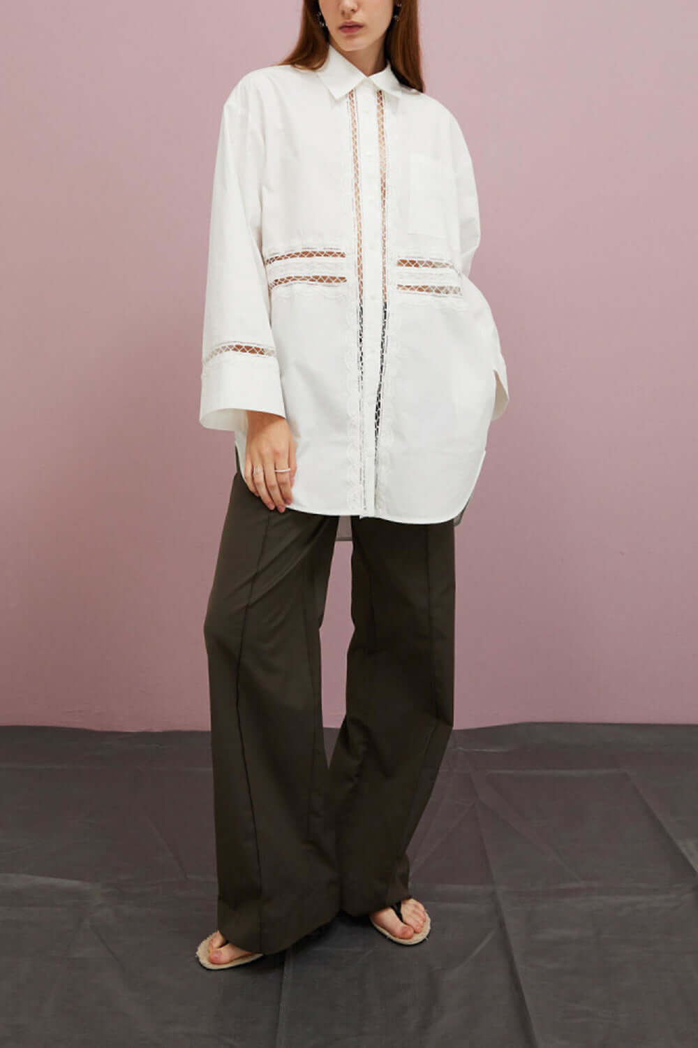 ISABELLE BLANCHE Camicia con passamaneria uncinetto Uncategorized ISABELLE BLANCHE