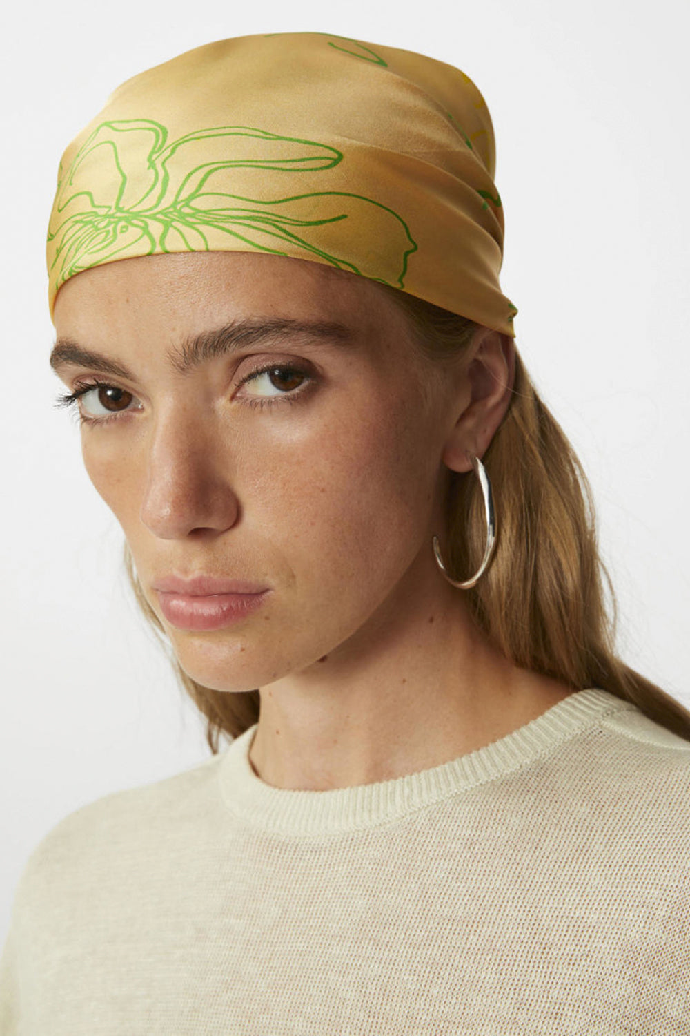 ISABELLE BLANCHE Foulard in seta