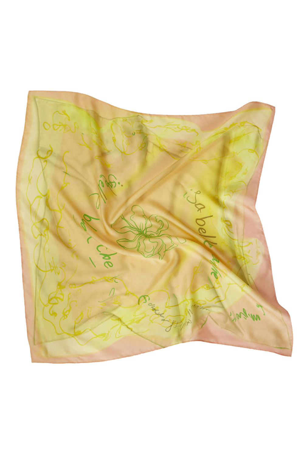 ISABELLE BLANCHE Foulard in seta