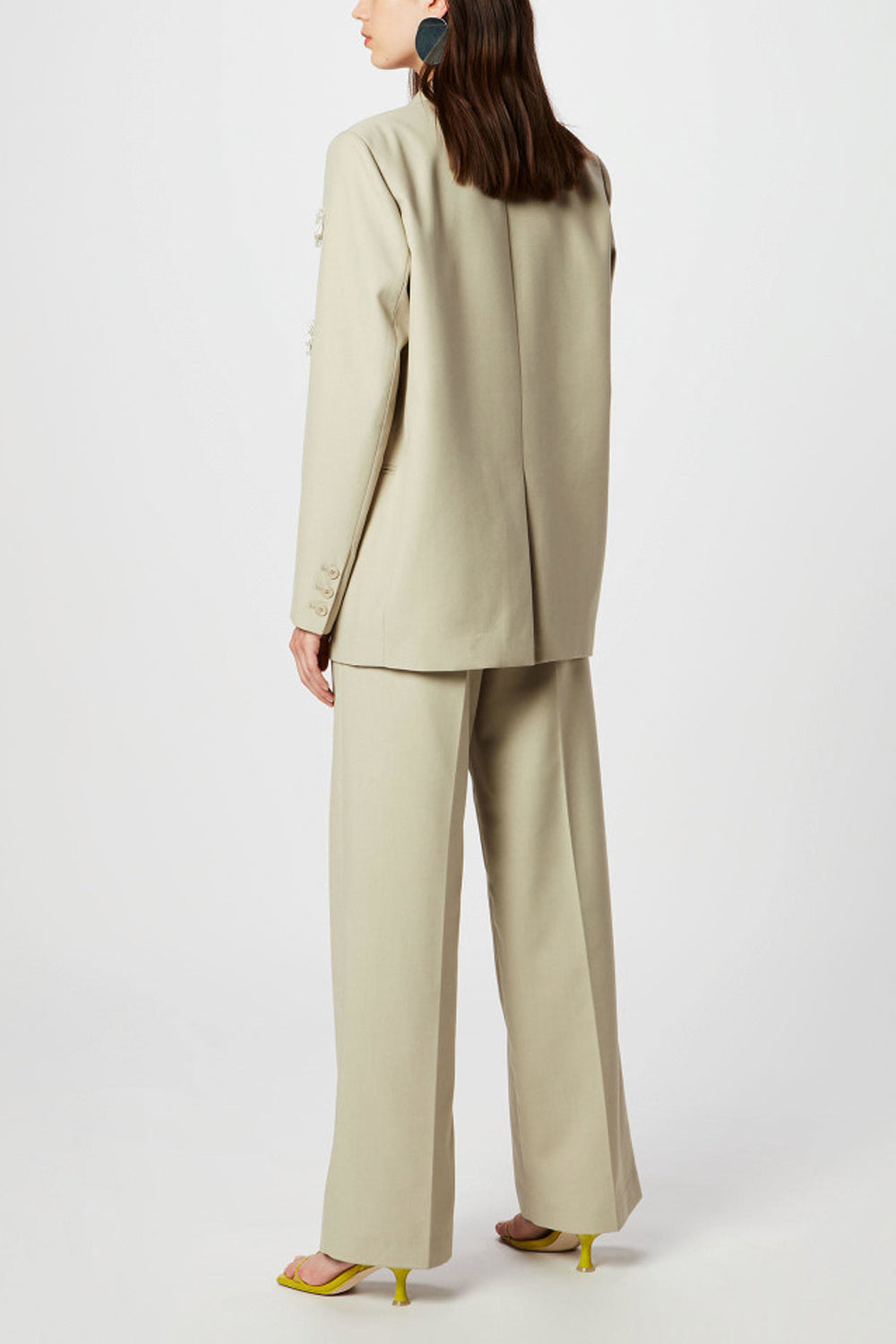 ISABELLE BLANCHE Giacca oversize con ricamo ISABELLE BLANCHE