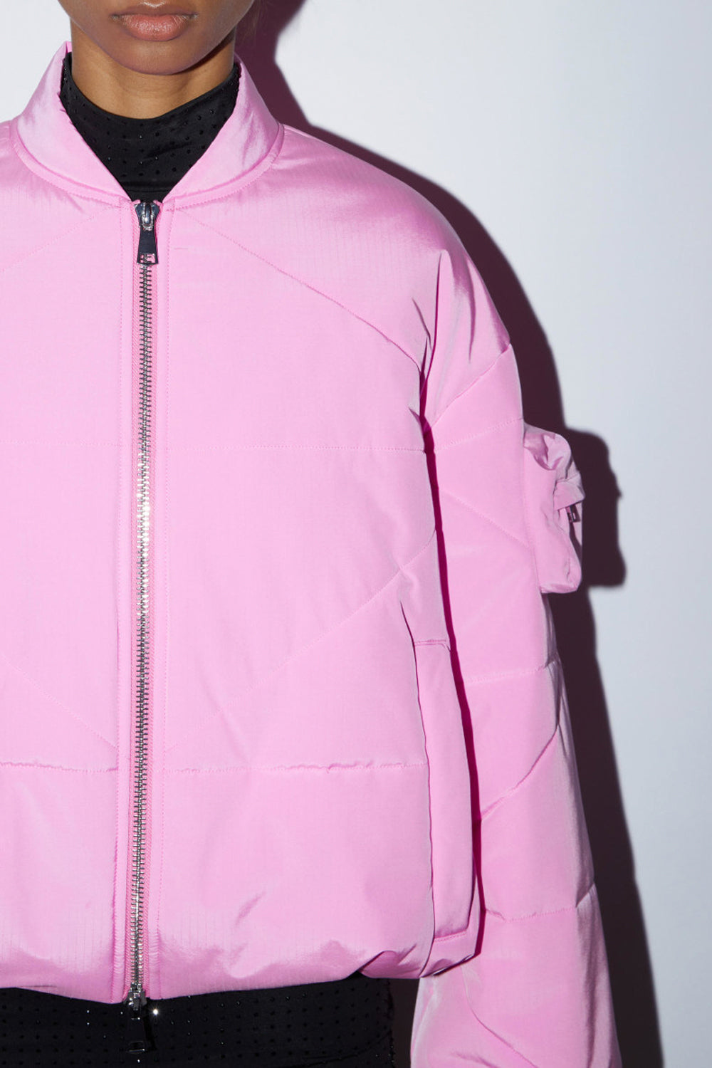 ISABELLE BLANCHE Giubbotto bomber crop Uncategorized ISABELLE BLANCHE