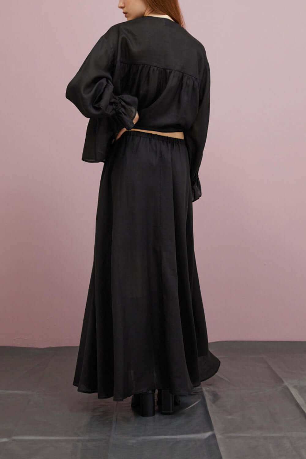 ISABELLE BLANCHE Gonna lunga in lino Uncategorized ISABELLE BLANCHE