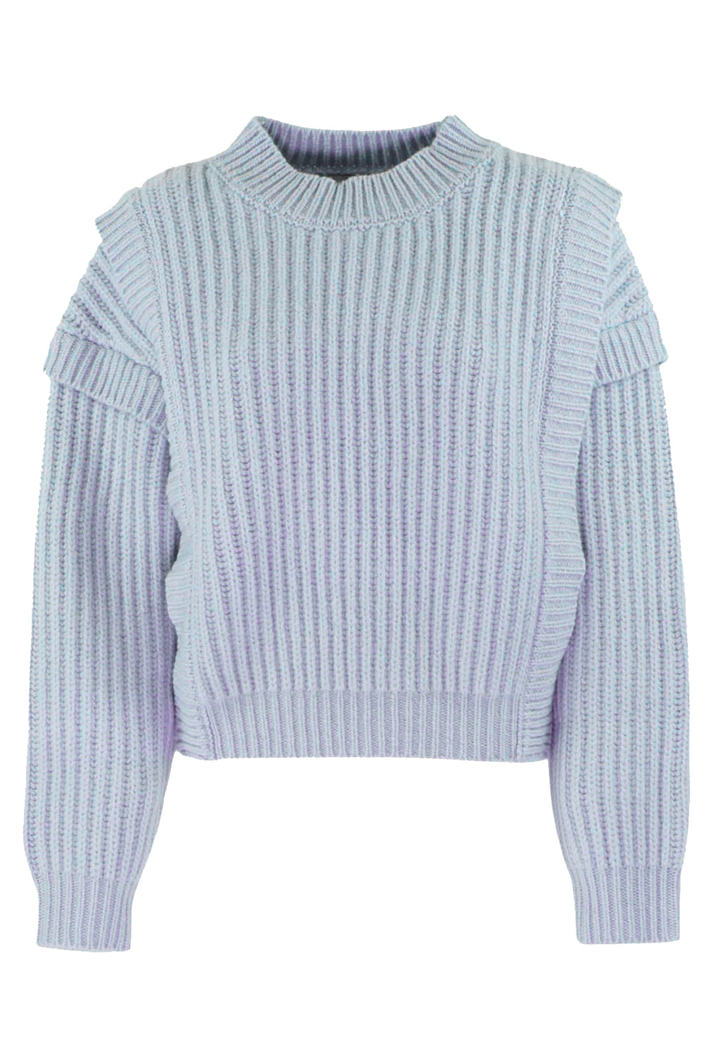 ISABELLE BLANCHE Maglia a coste con alette ISABELLE BLANCHE
