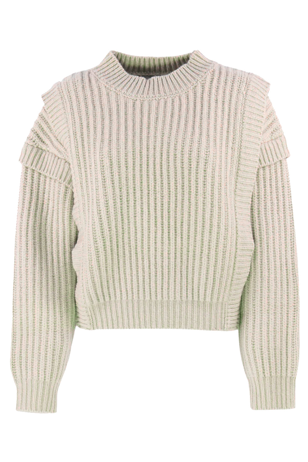 ISABELLE BLANCHE Maglia a coste con alette