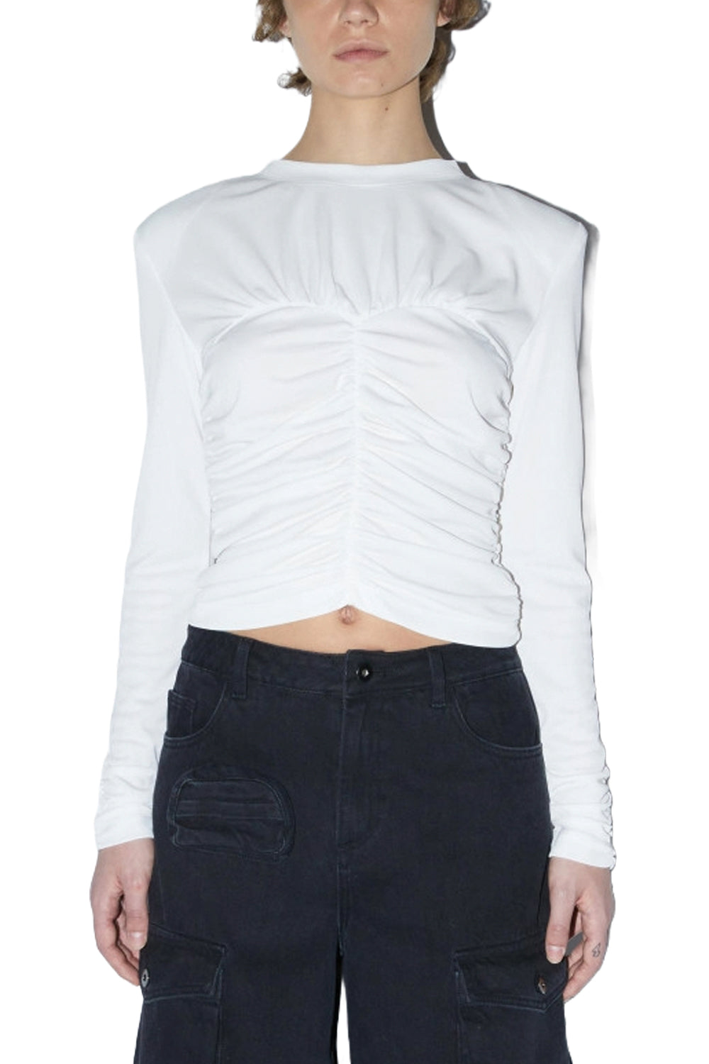 ISABELLE BLANCHE Maglia con arricciature ISABELLE BLANCHE