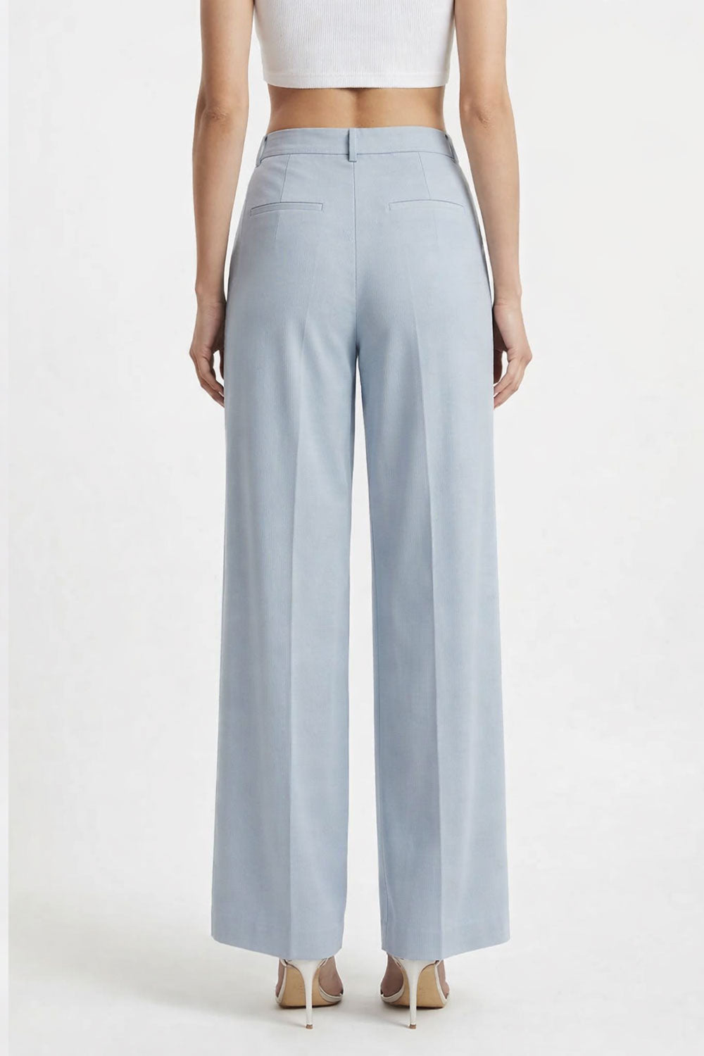 ISABELLE BLANCHE Pantalone taglio sartoriale in cotone