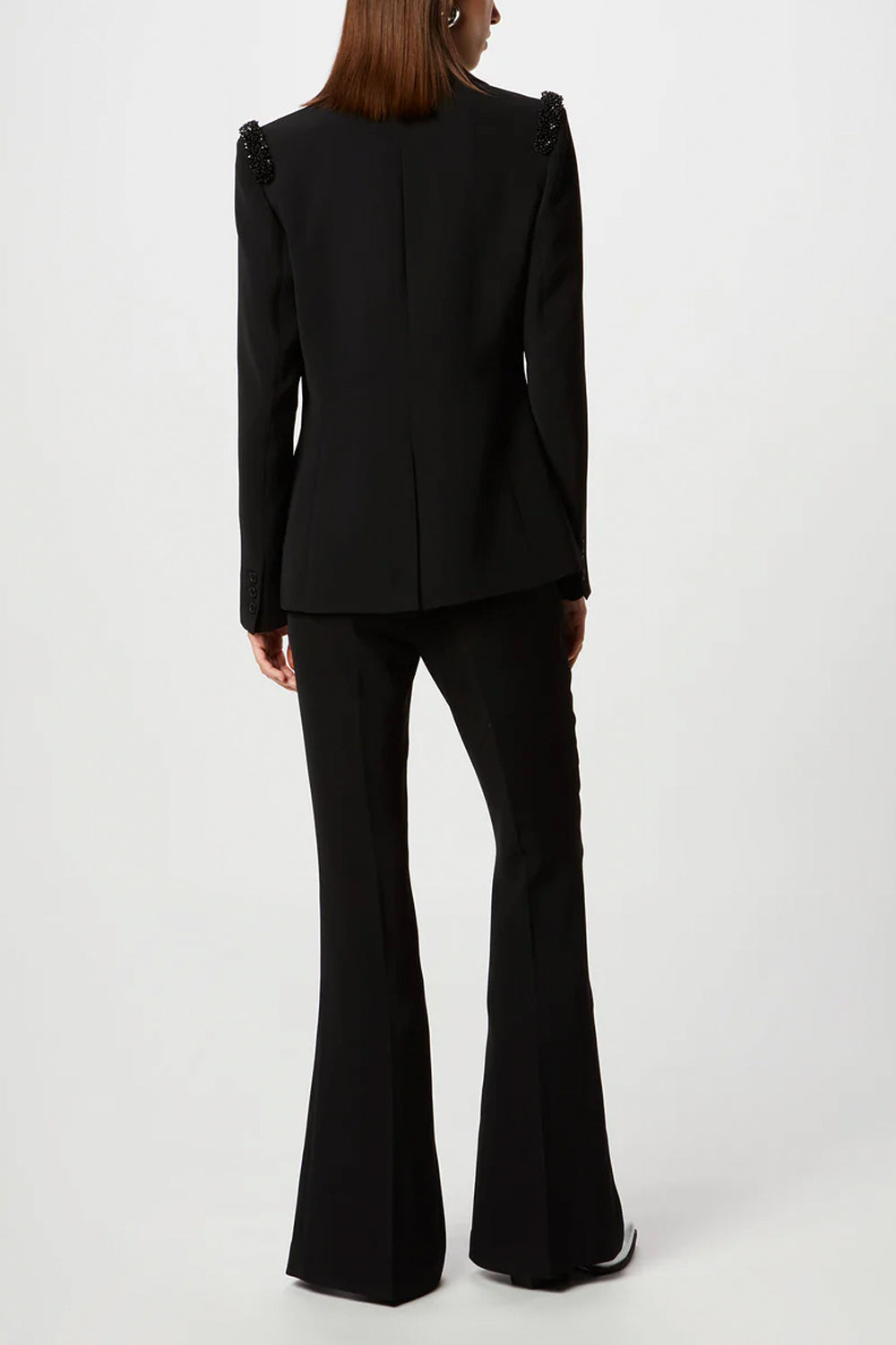 ISABELLE BLANCHE Pantalone a zampa con spacco ISABELLE BLANCHE