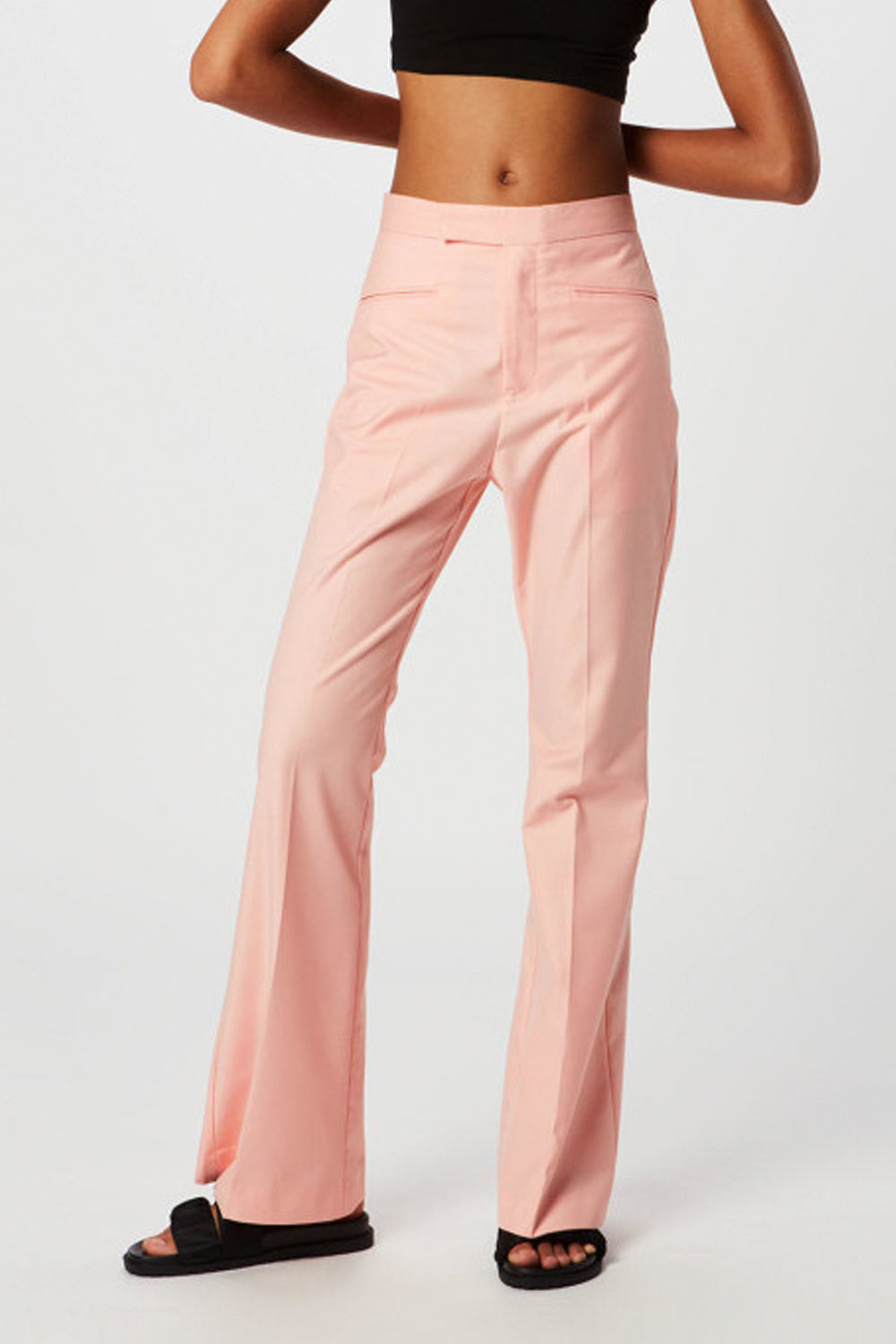 ISABELLE BLANCHE Pantalone a zampa ISABELLE BLANCHE