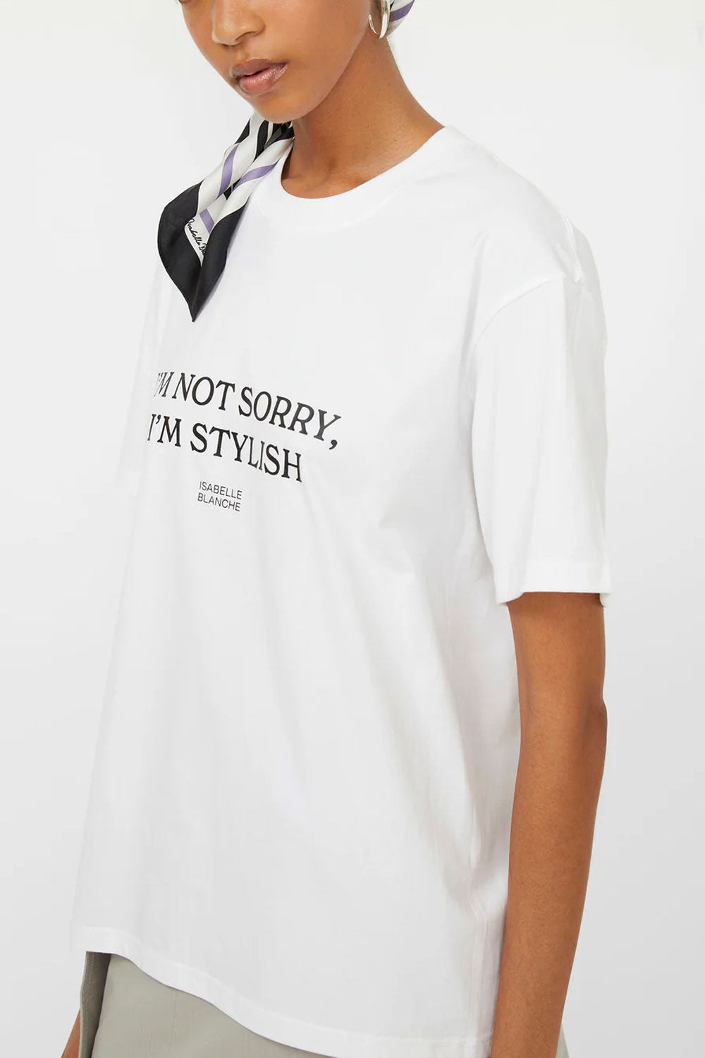 ISABELLE BLANCHE T-shirt i'M NOT SORRY, I'M STYLISH