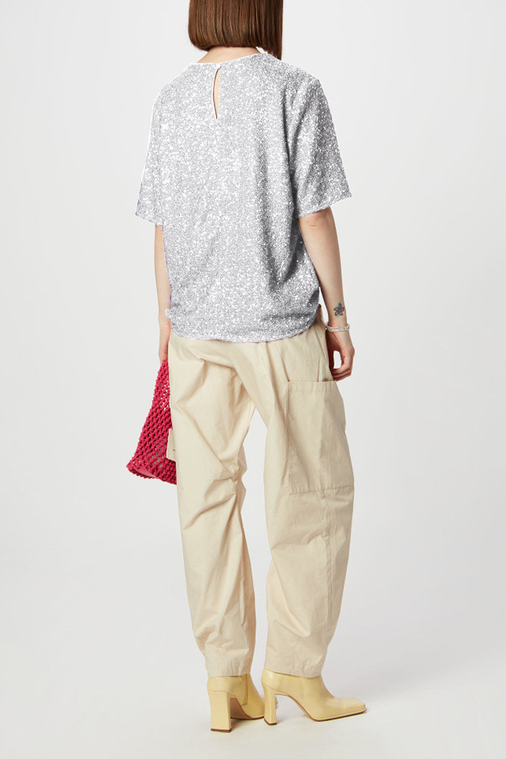 ISABELLE BLANCHE T-shirt in pailettes ISABELLE BLANCHE