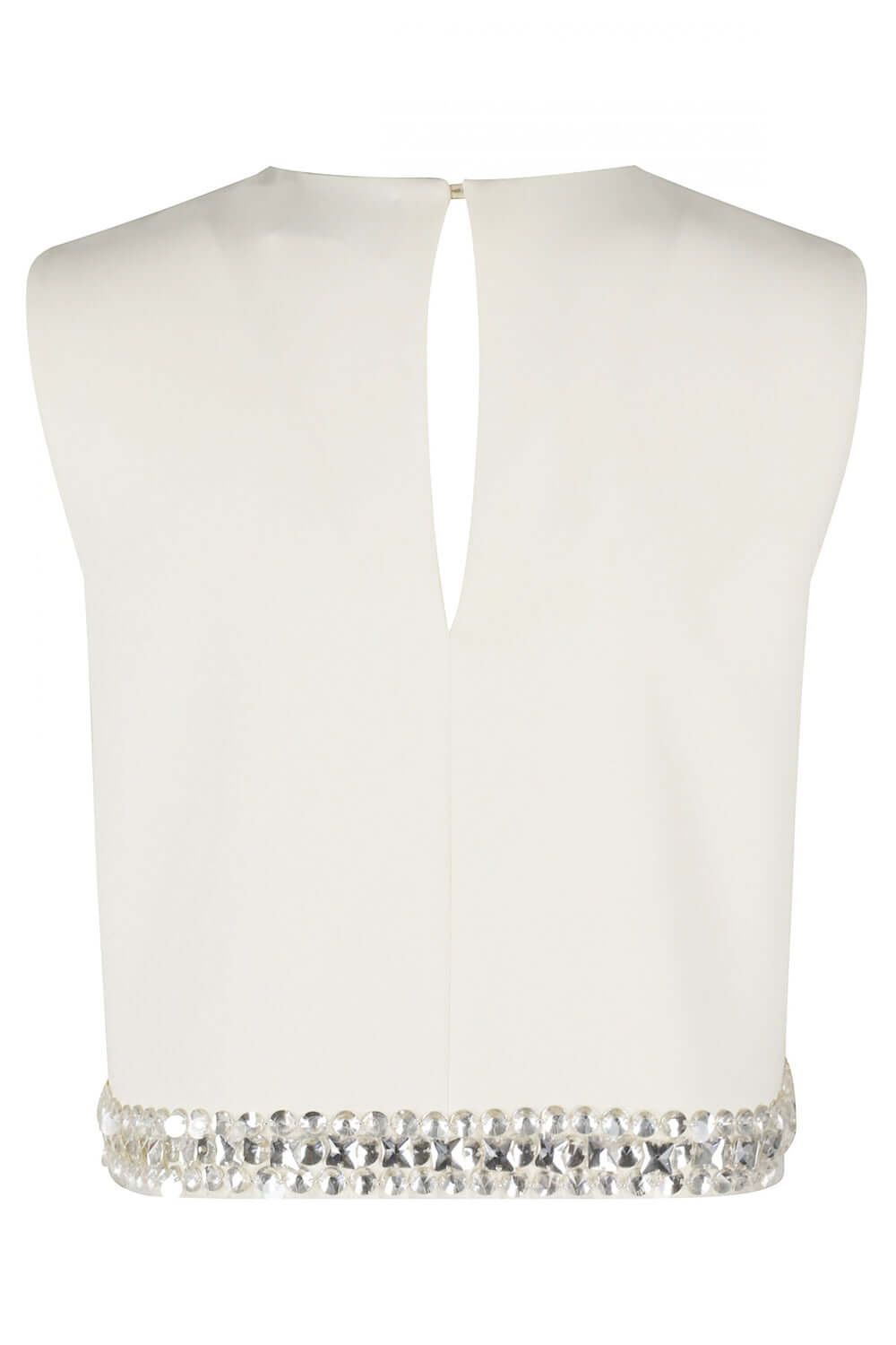 ISABELLE BLANCHE Top con pietre e pailettes Uncategorized ISABELLE BLANCHE