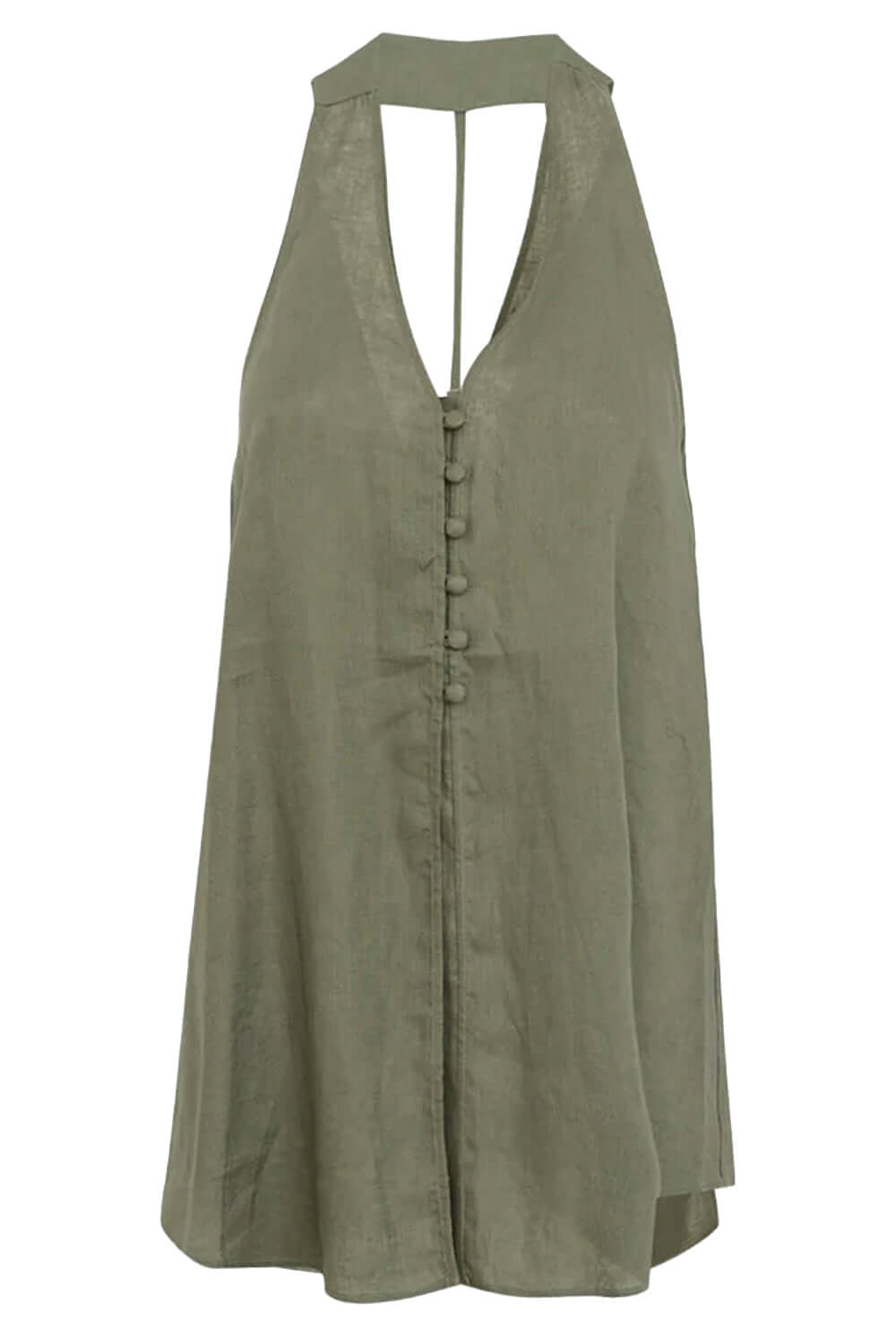 ISABELLE BLANCHE Top in lino scollo a v Uncategorized ISABELLE BLANCHE