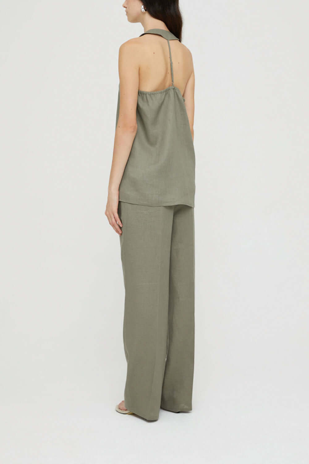 ISABELLE BLANCHE Top in lino scollo a v Uncategorized ISABELLE BLANCHE