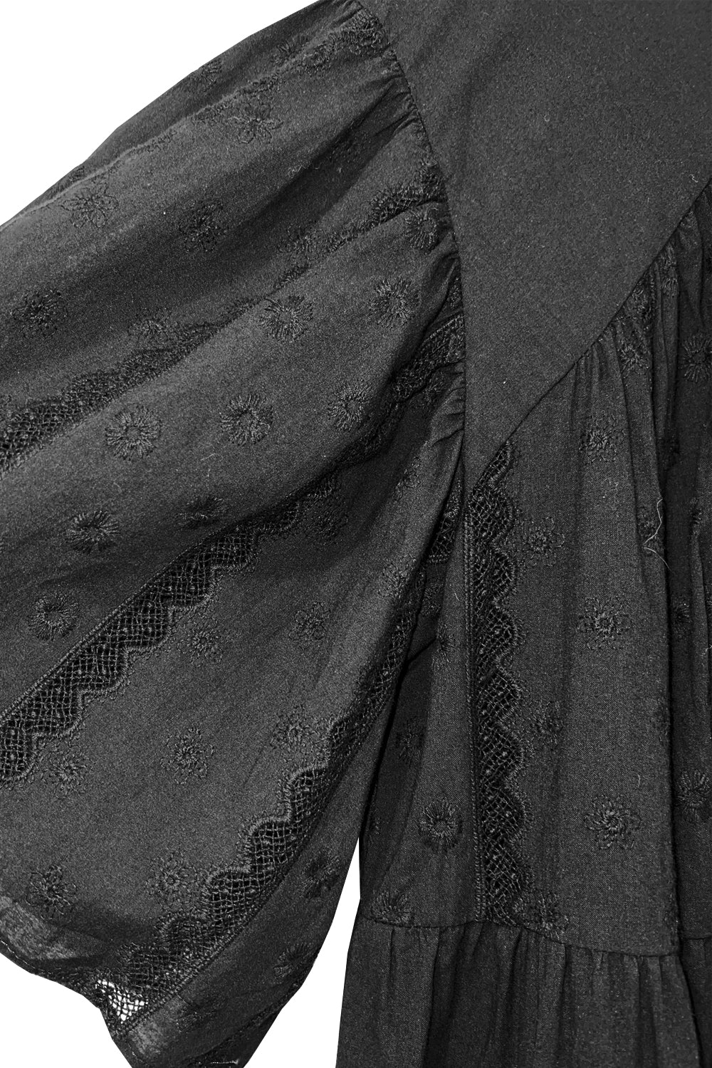 ISABELLE BLANCHE Abito in mussola e sangallo Clothing ISABELLE BLANCHE