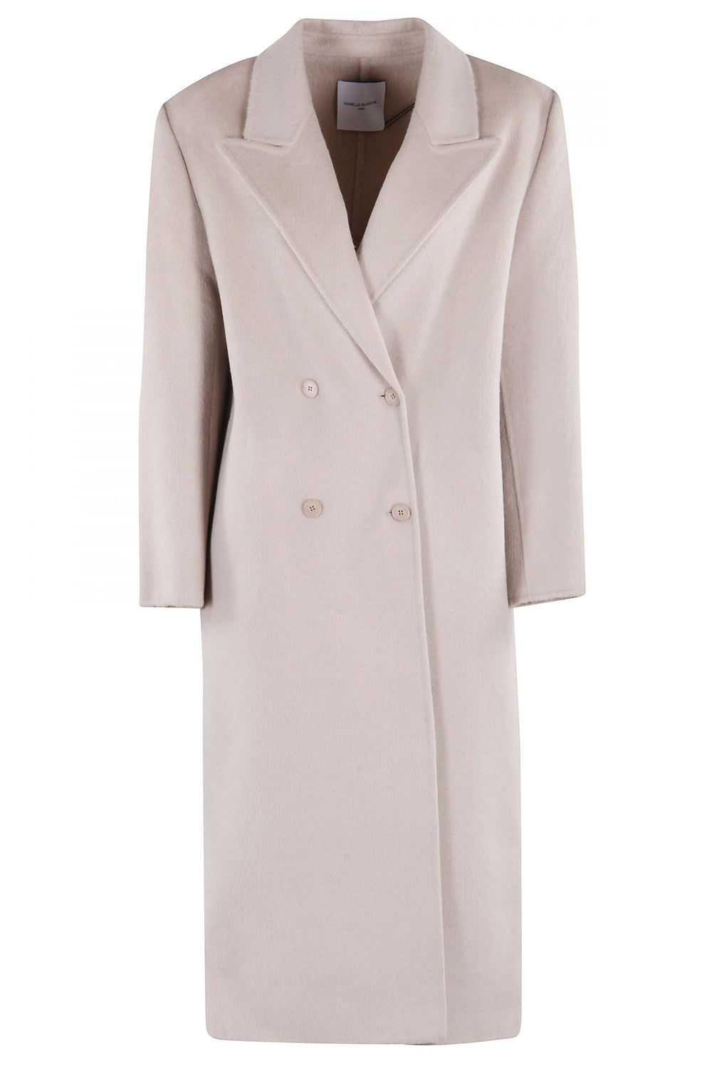 ISABELLE BLANCHE Cappotto doppiopetto in lana double