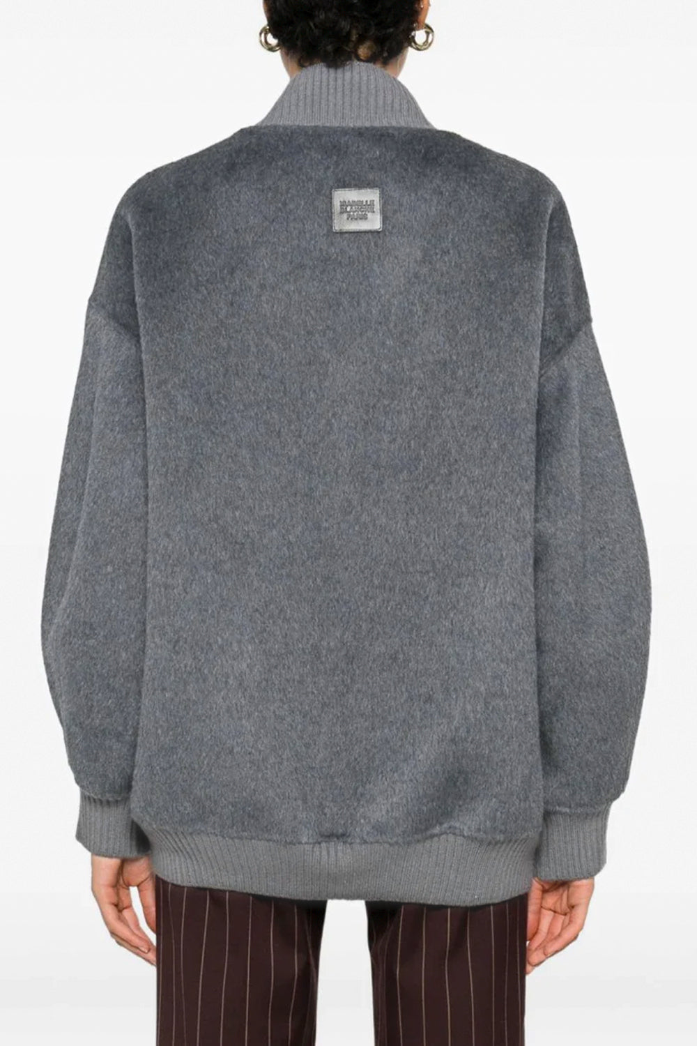 ISABELLE BLANCHE Giacca bomber in lana double