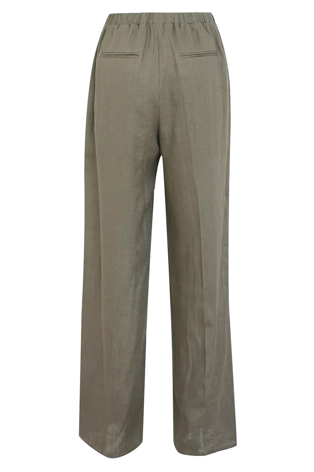 ISABELLE BLANCHE Pantalone in lino con elastico