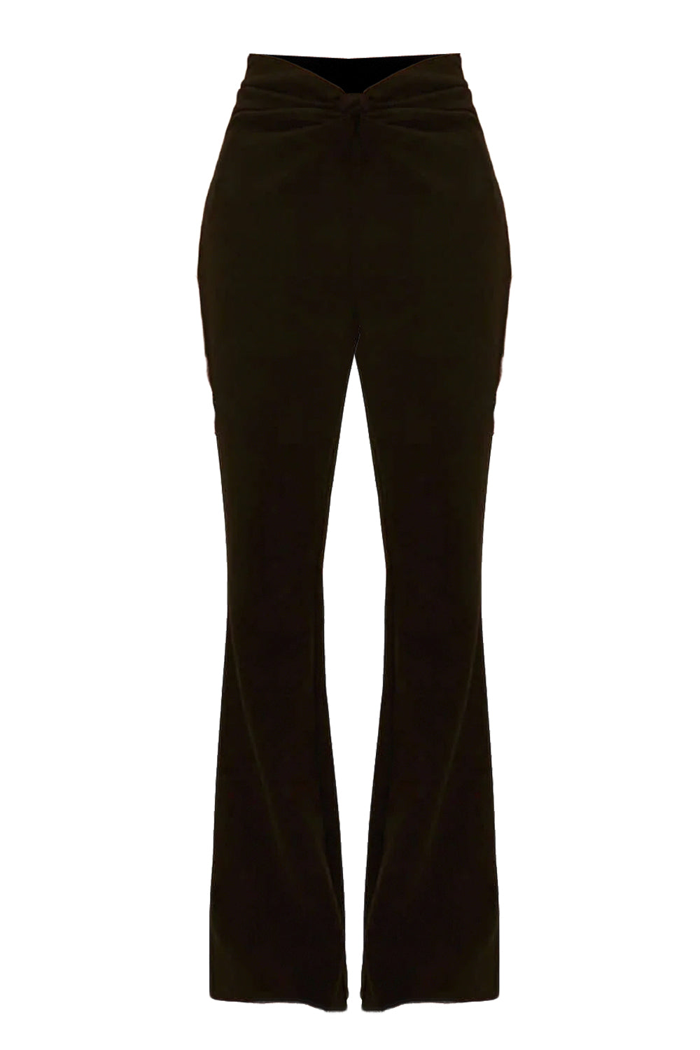 ISABELLE BLANCHE Pantalone svasato con nodo in vita Uncategorized ISABELLE BLANCHE