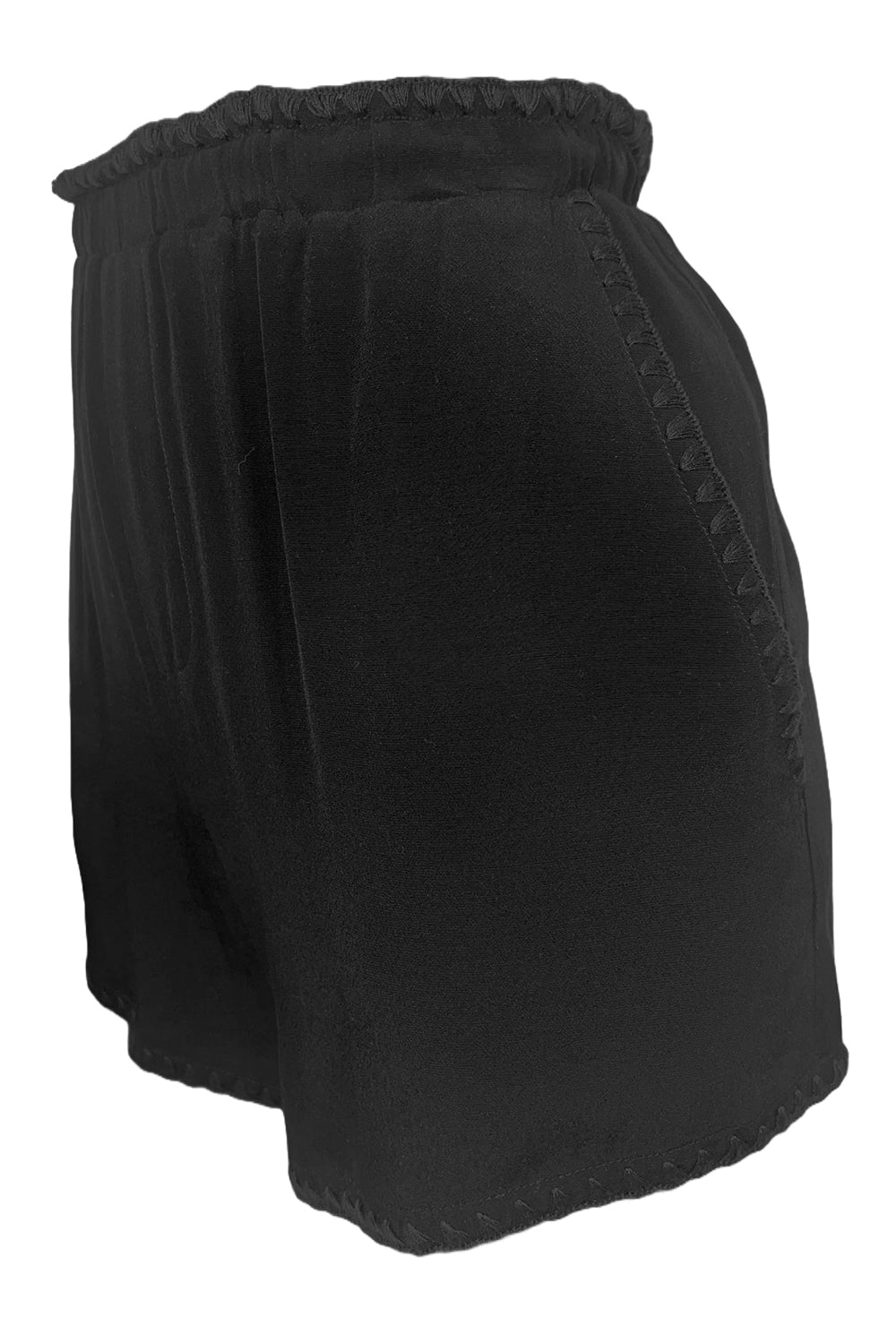 ISABELLE BLANCHE Shorts con impunture Uncategorized ISABELLE BLANCHE