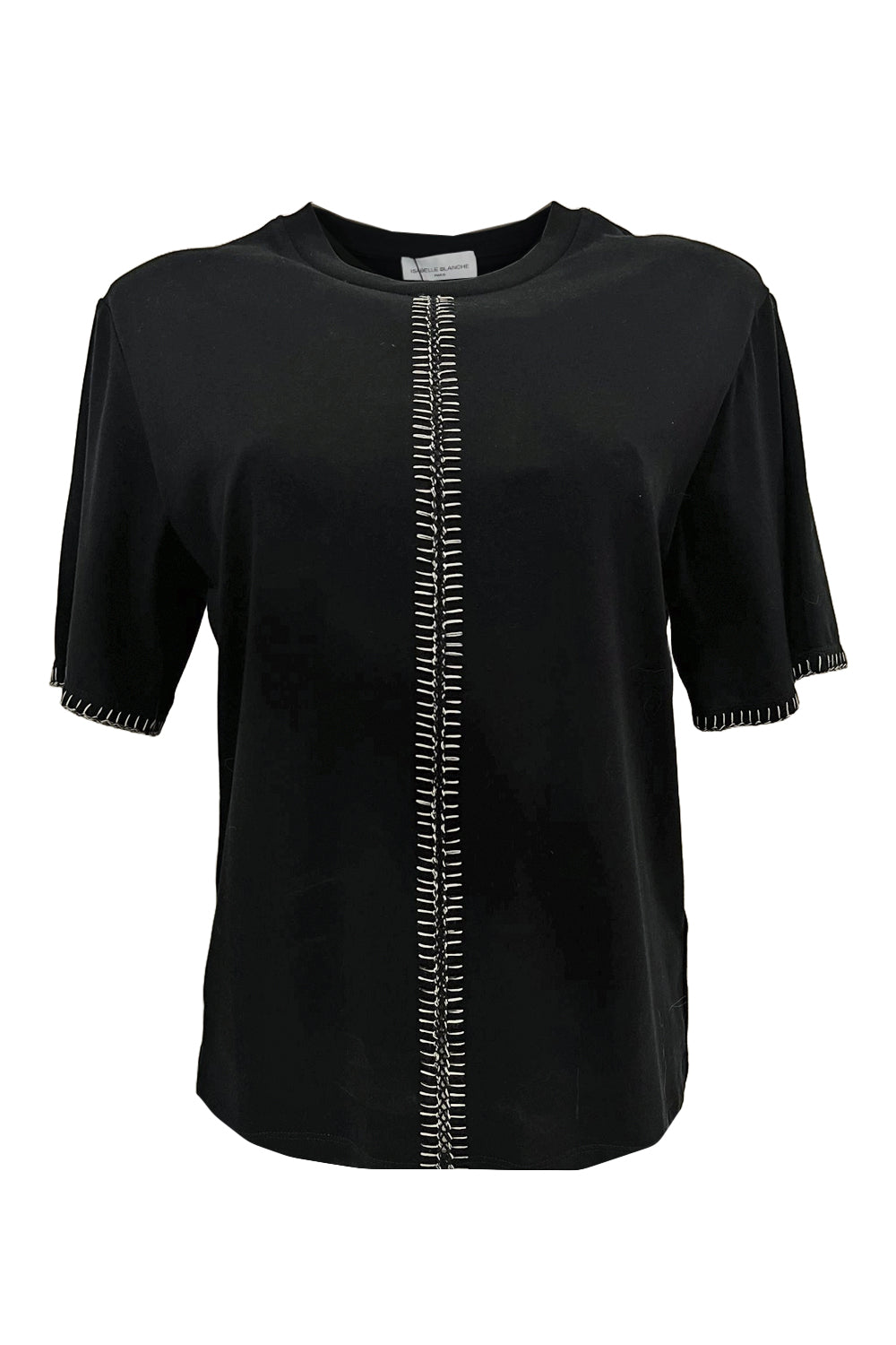 ISABELLE BLANCHE Tshirt con lavorazione sul davanti Uncategorized ISABELLE BLANCHE