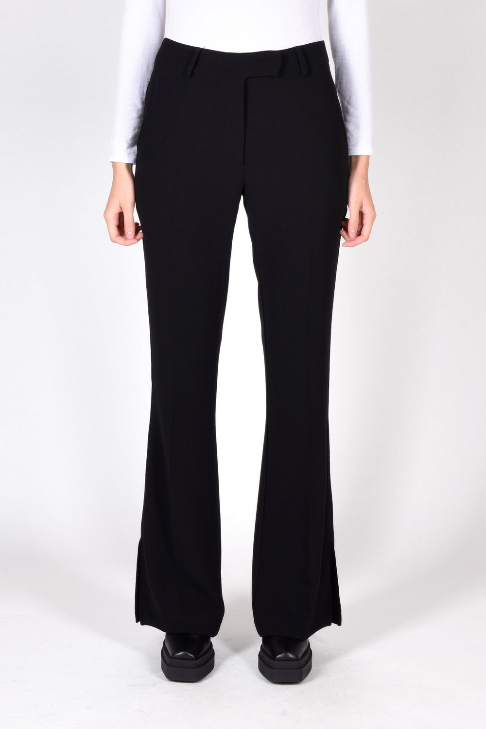 JUCCA Pantalone fondo ampio con spacco JUCCA