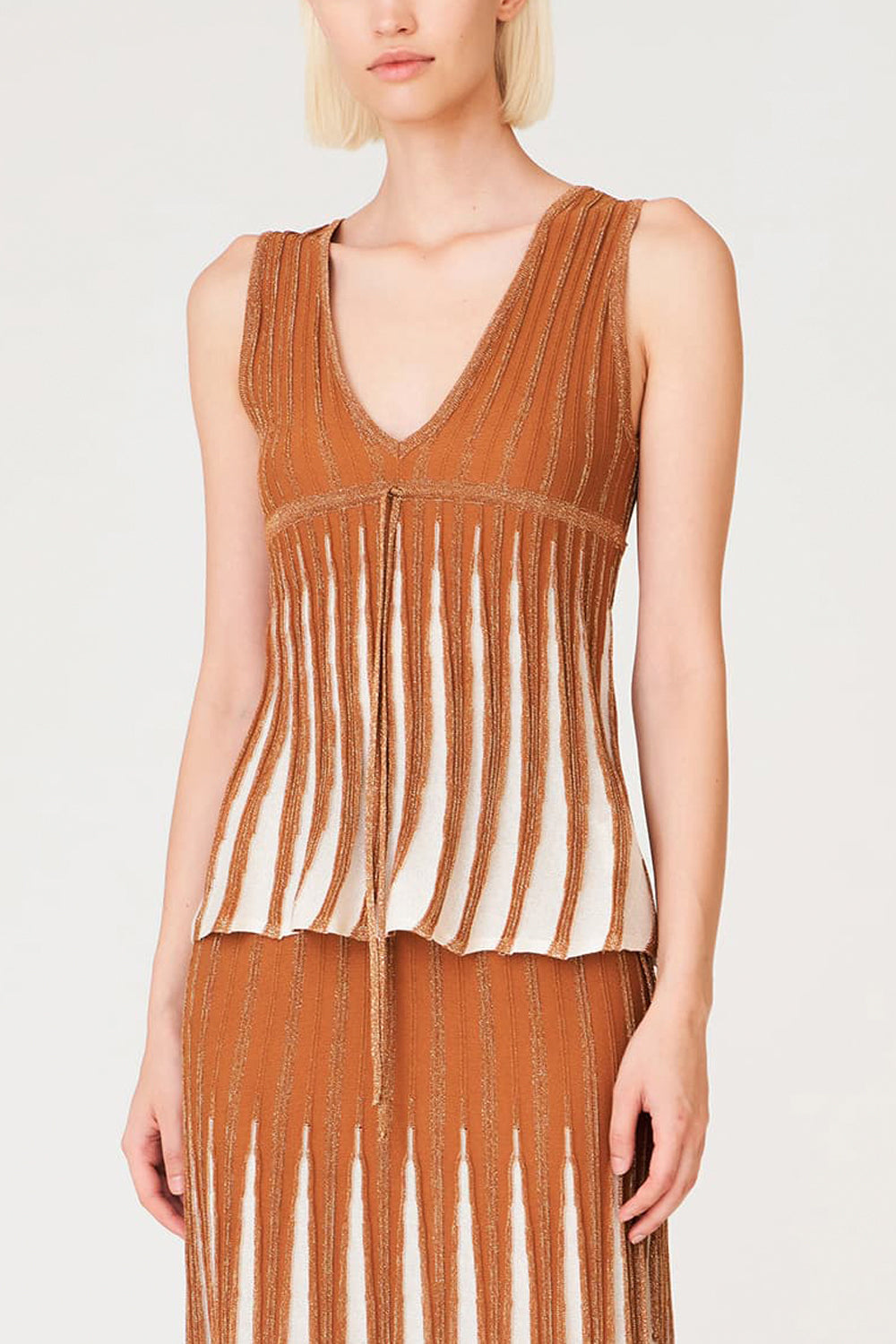 JUCCA Canotta in maglia a spicchi JUCCA