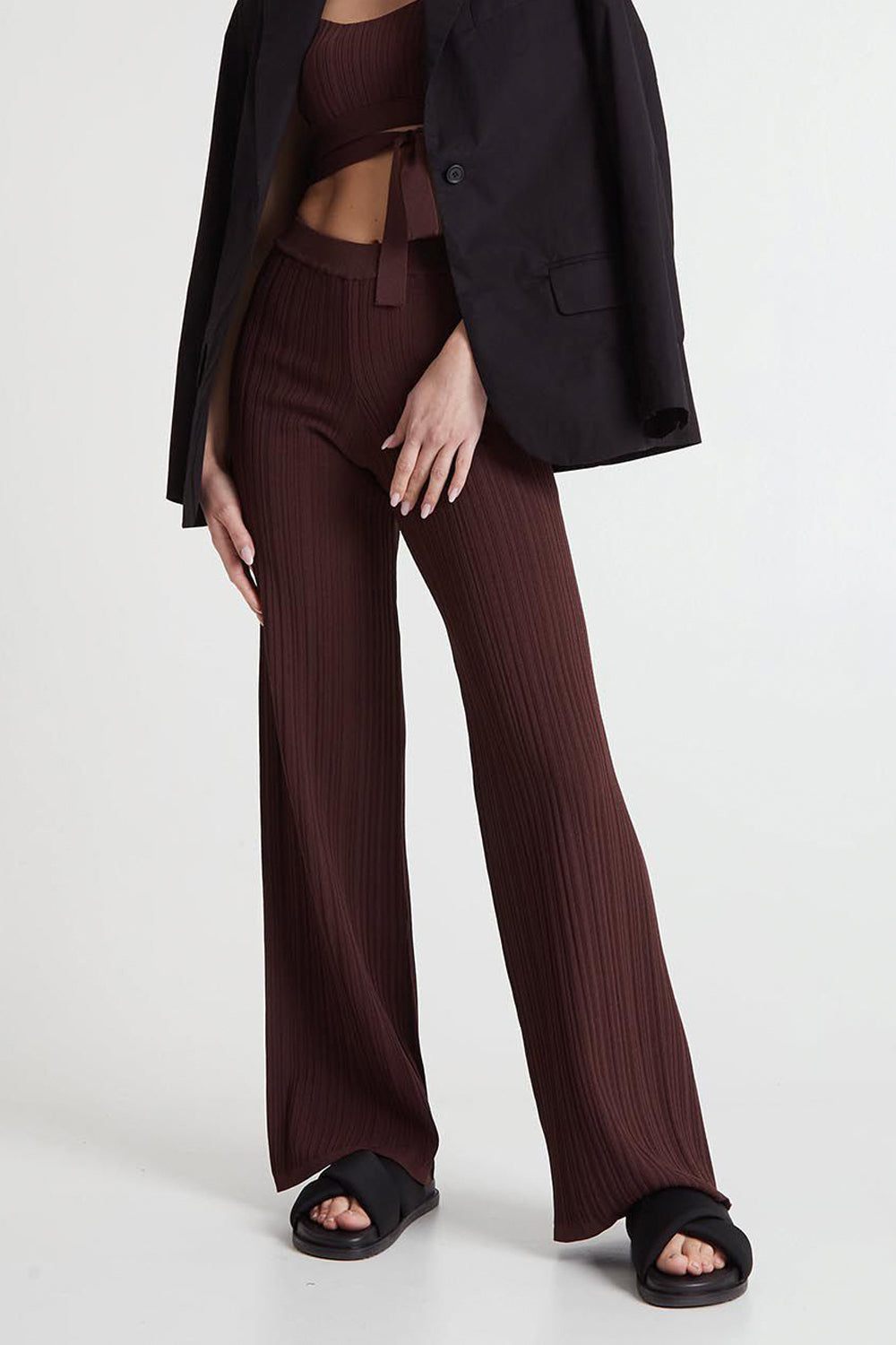 JUCCA Pantalone in maglia a coste JUCCA