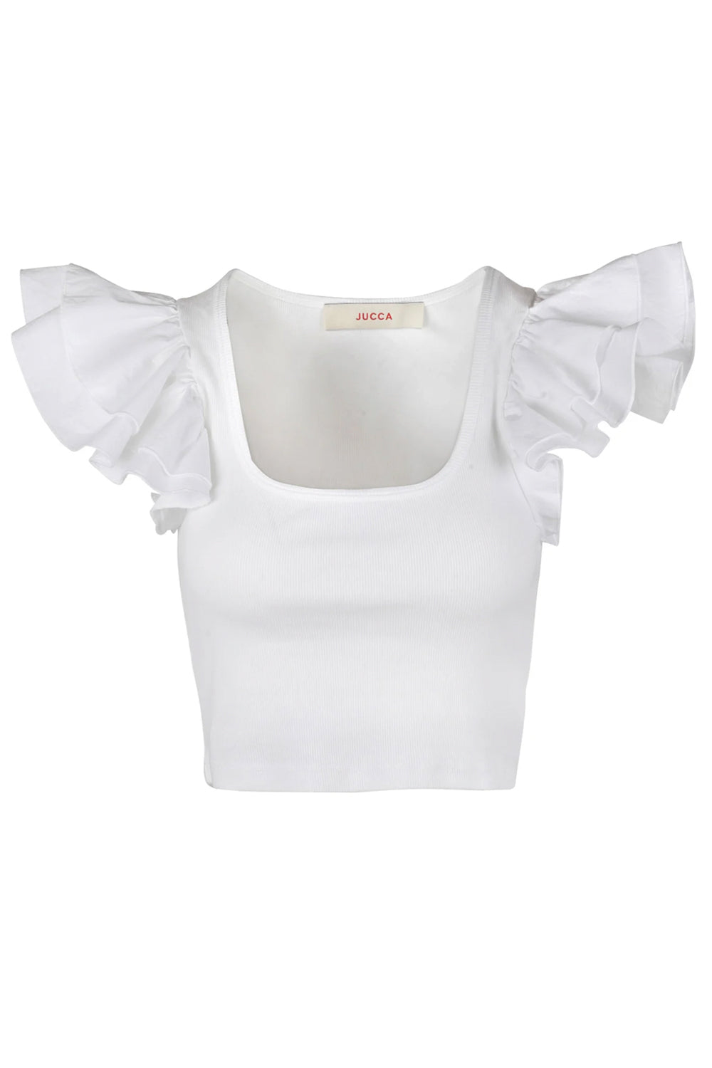JUCCA Top in maglia con maniche in cotone JUCCA