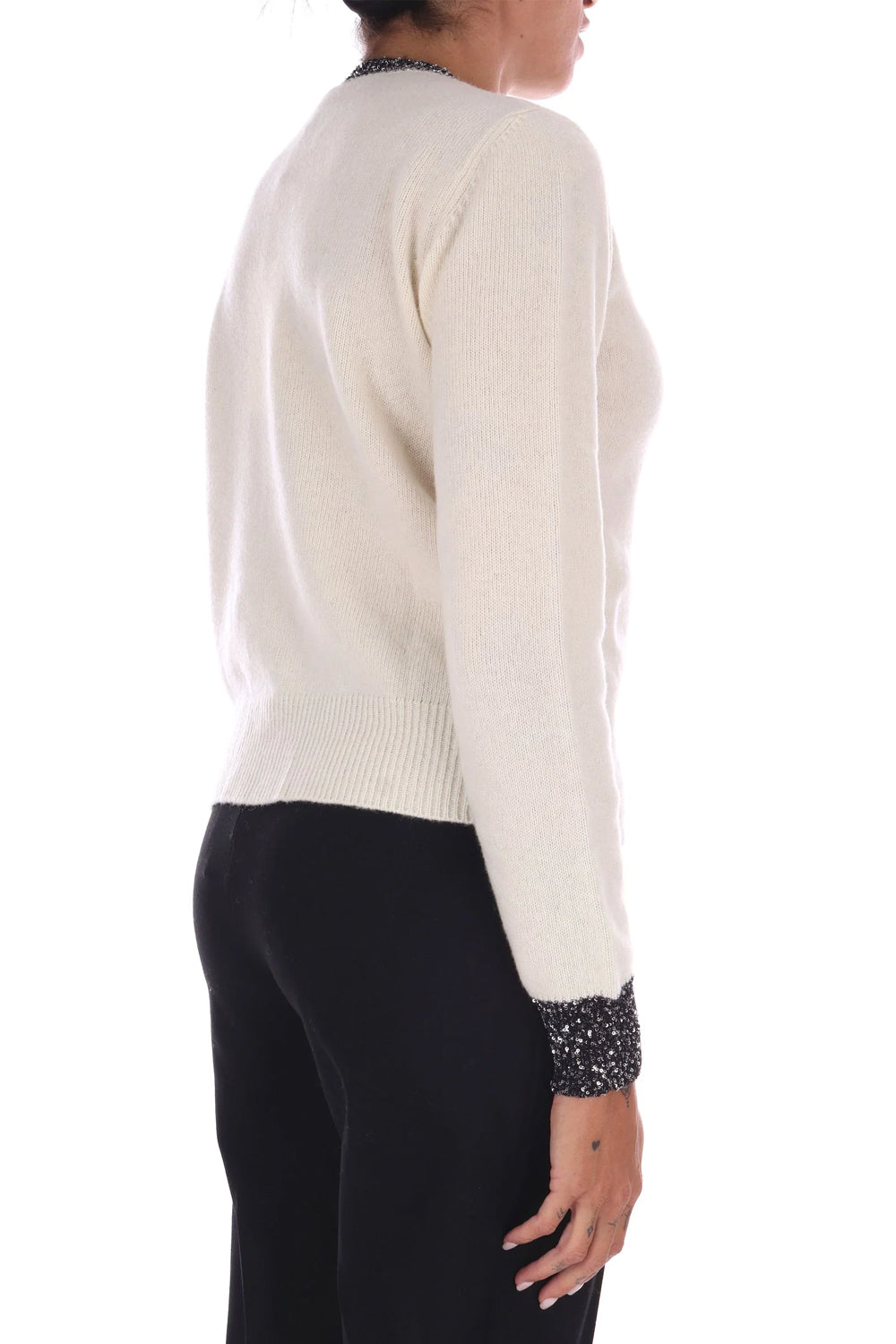 JUCCA Cardigan in lana con pailettes