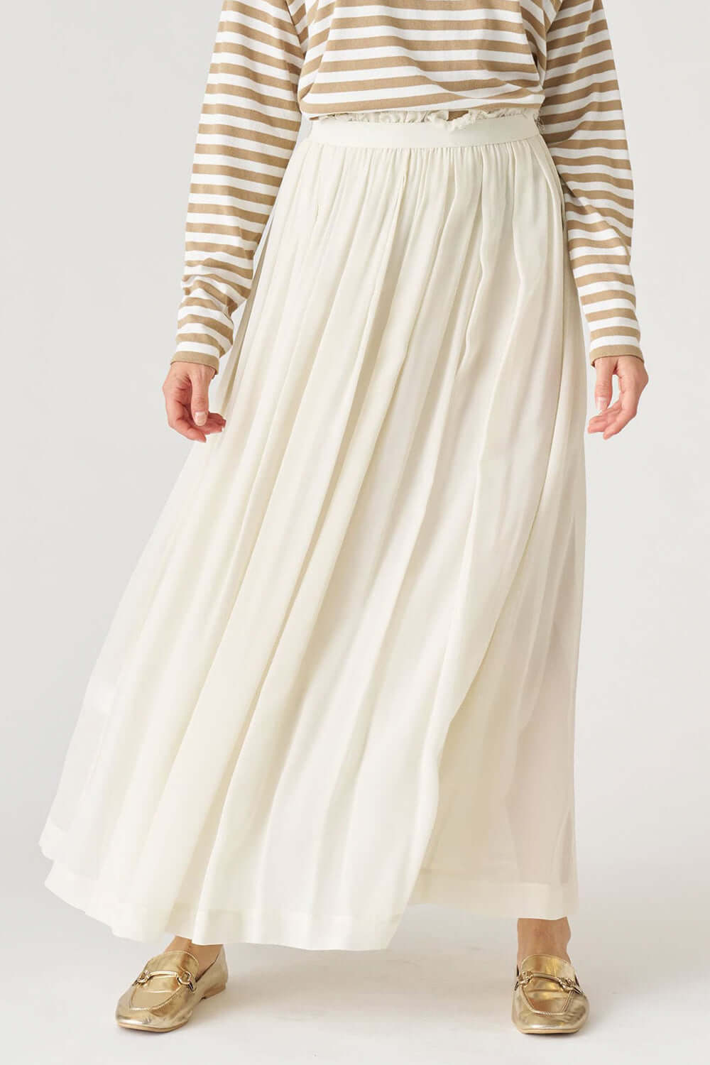 JUCCA Gonna arricciata in georgette Uncategorized JUCCA